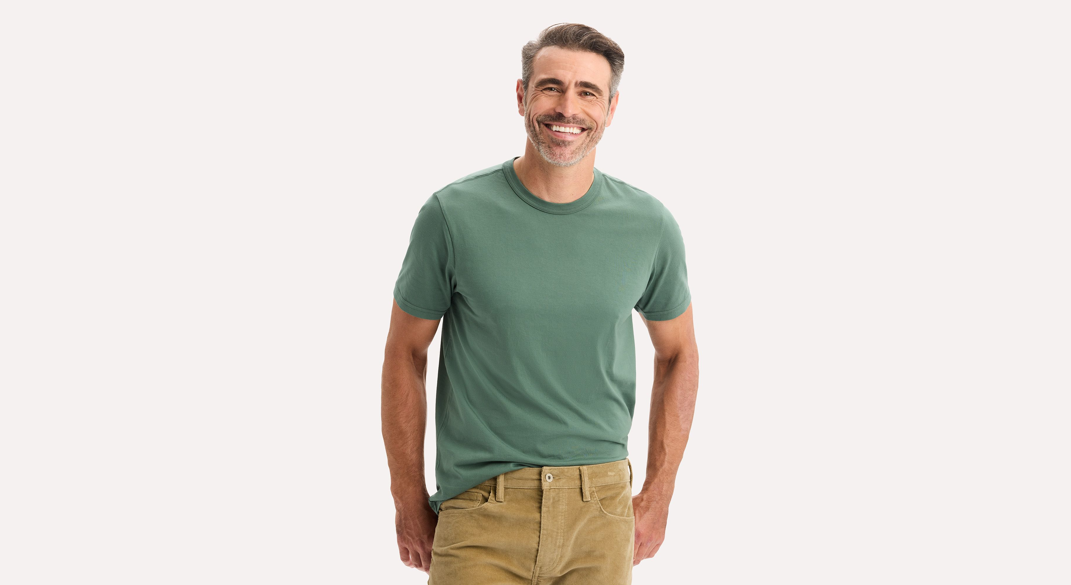 Dockers Original Tee Slim Fit t-shirt vert coton