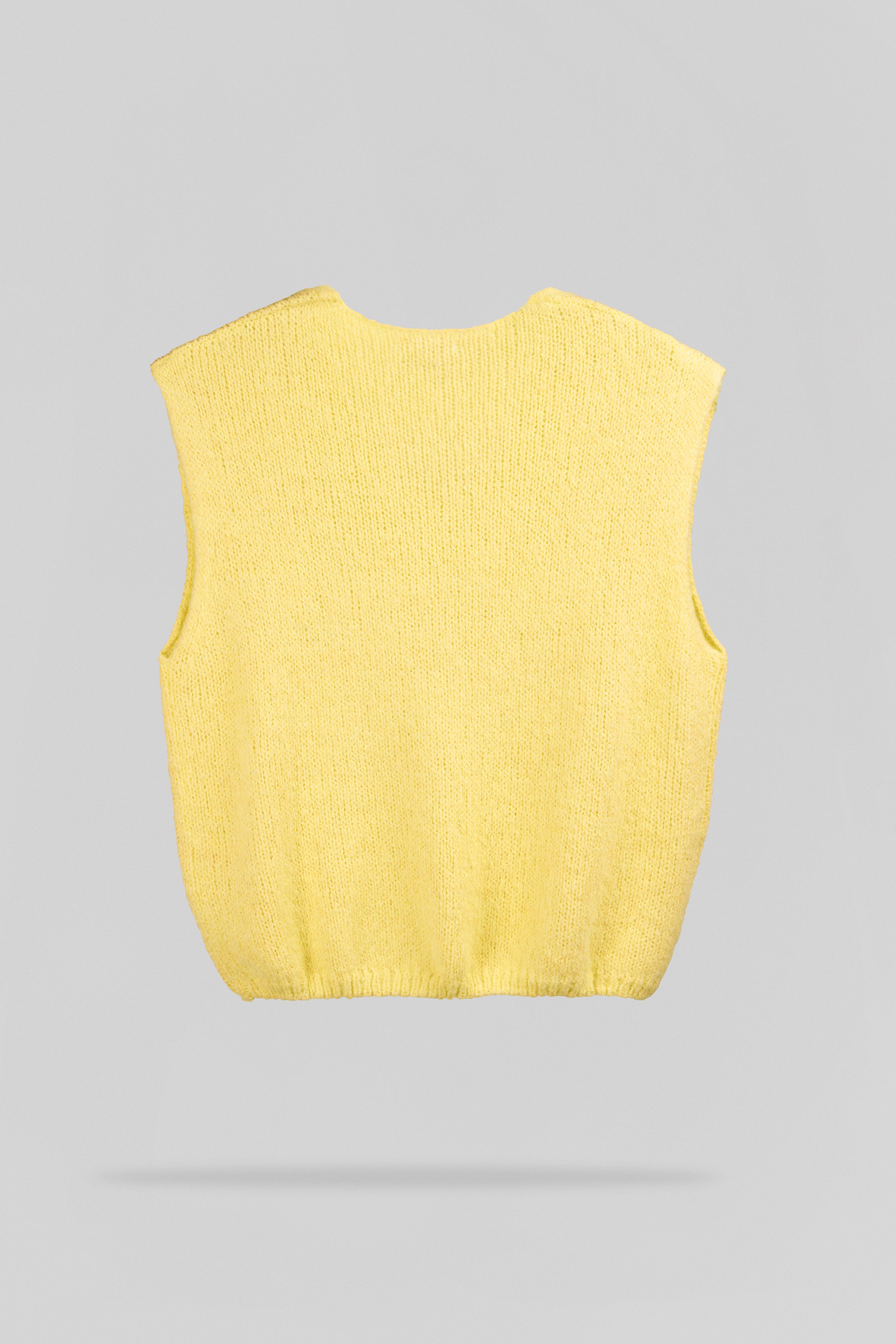 Teddy Smith P-Molia pull sans manches jaune citron femme