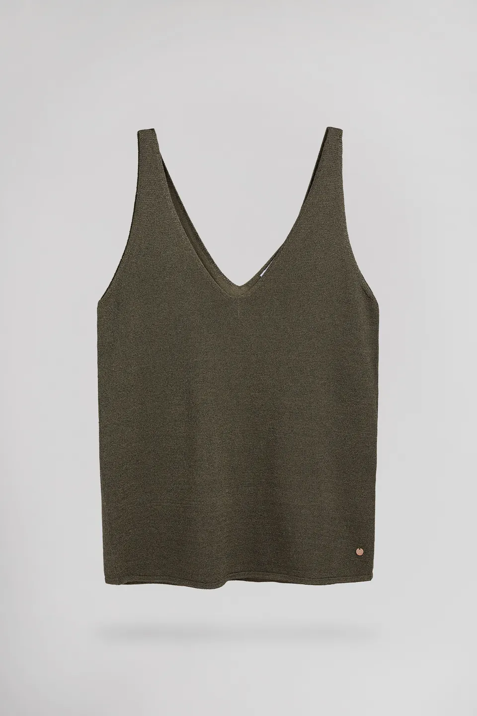 Teddy Smith D-Liza Turbulence t-shirt débardeur kaki femme