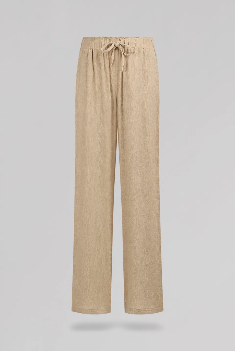 Teddy Smith P-Lynet pantalon large femme beige fluide
