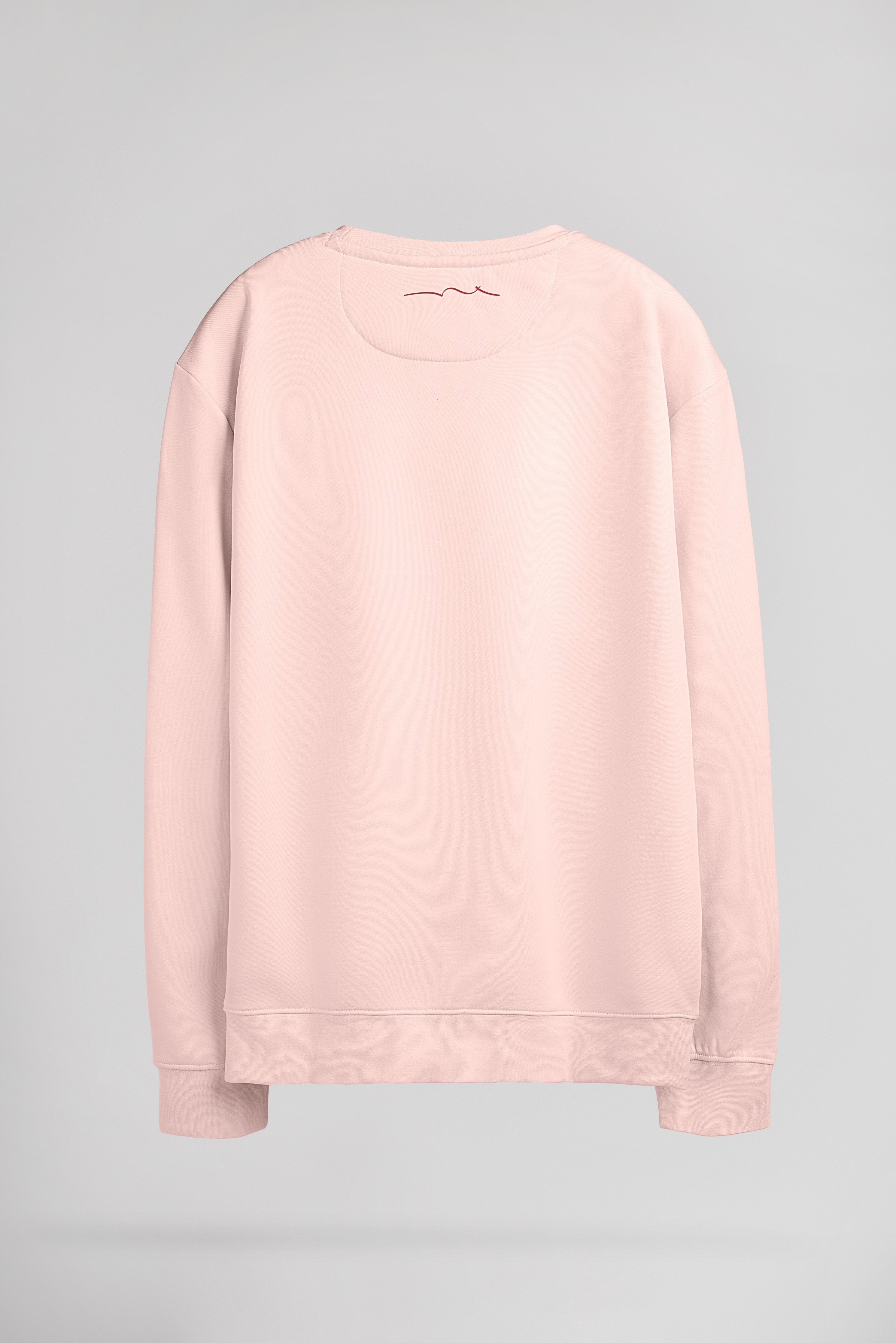 Teddy Smith S-Nark RC sweat homme Rose Pastel molleton