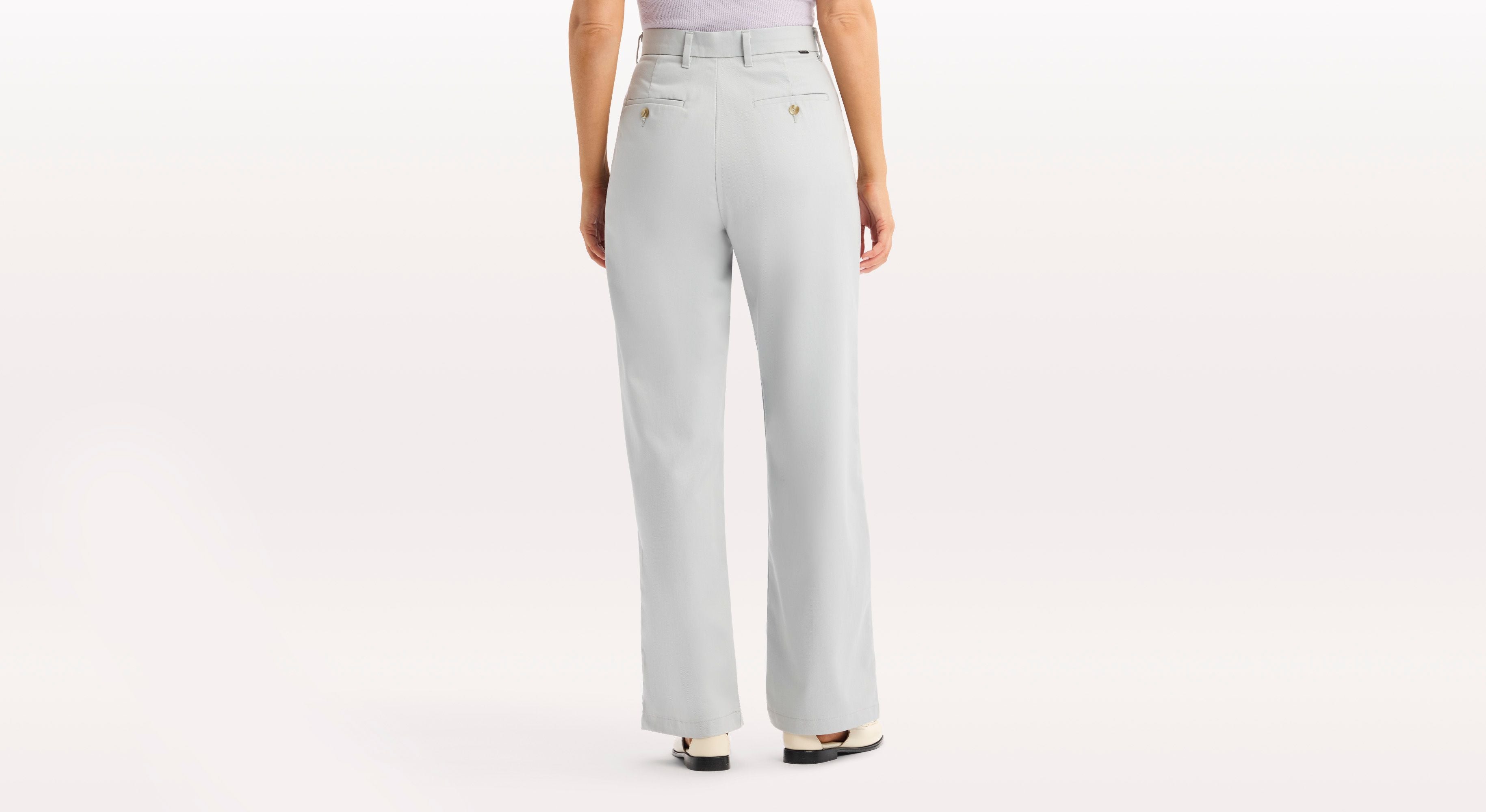 Dockers Signature Iron Free chino gris taille haute