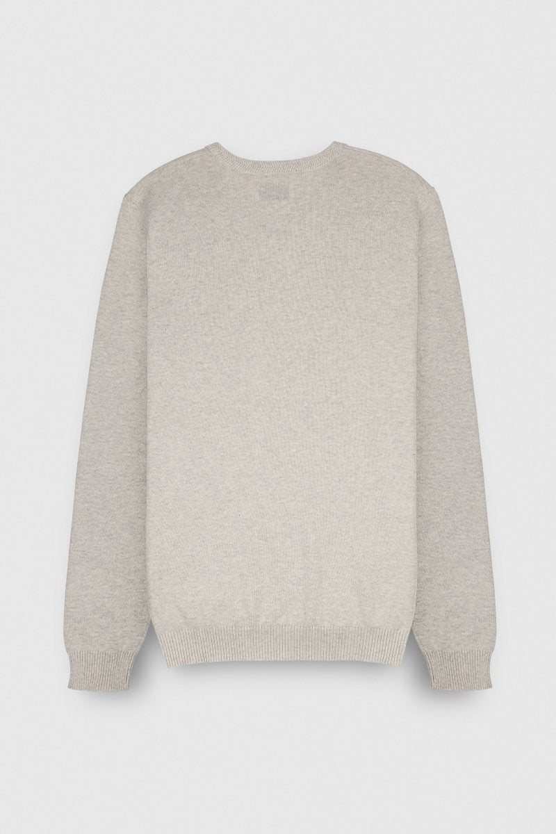 Teddy Smith Pulser 3 pull homme blanc ivoire ajusté