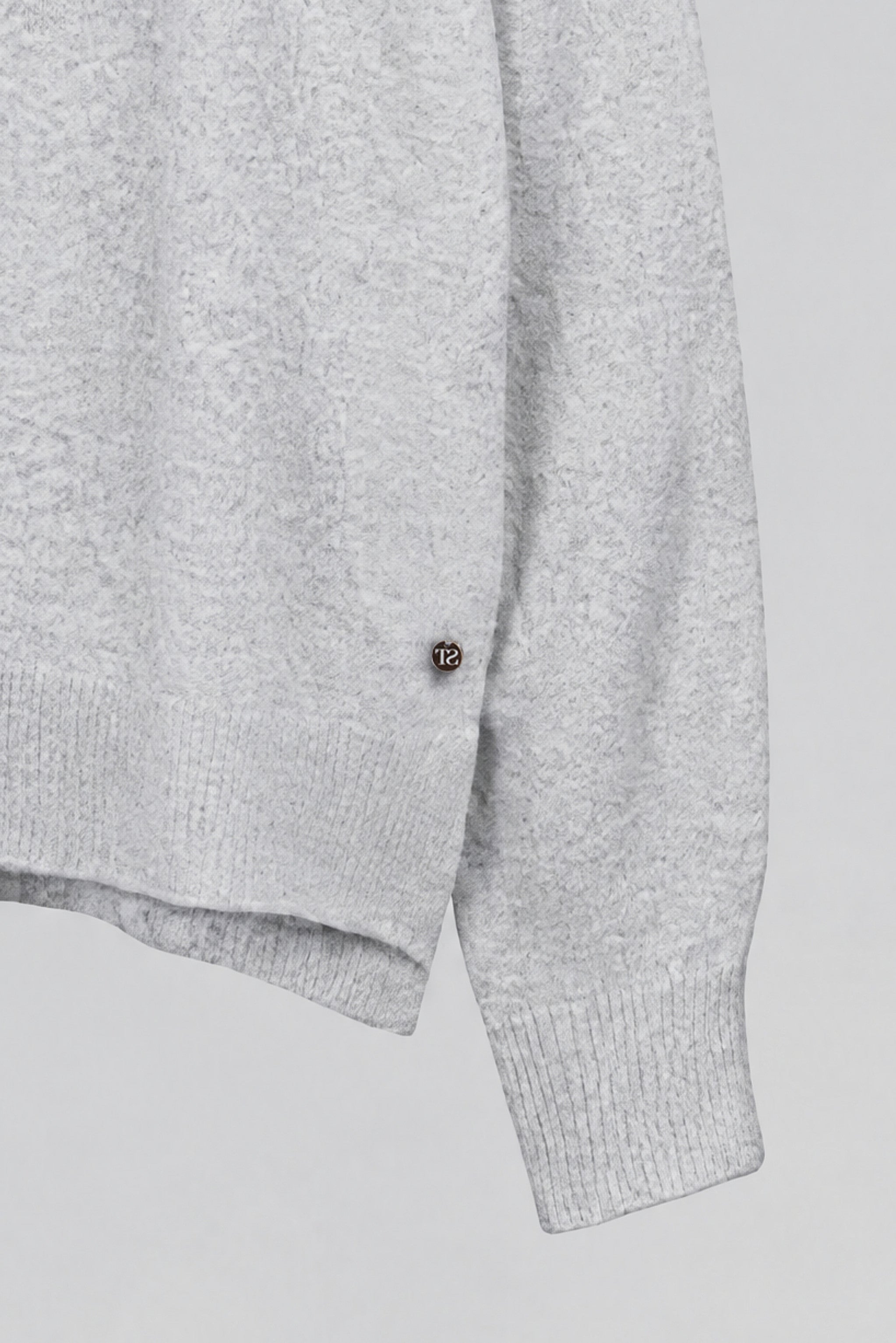 Teddy Smith P-Billie pull gris chiné femme laine