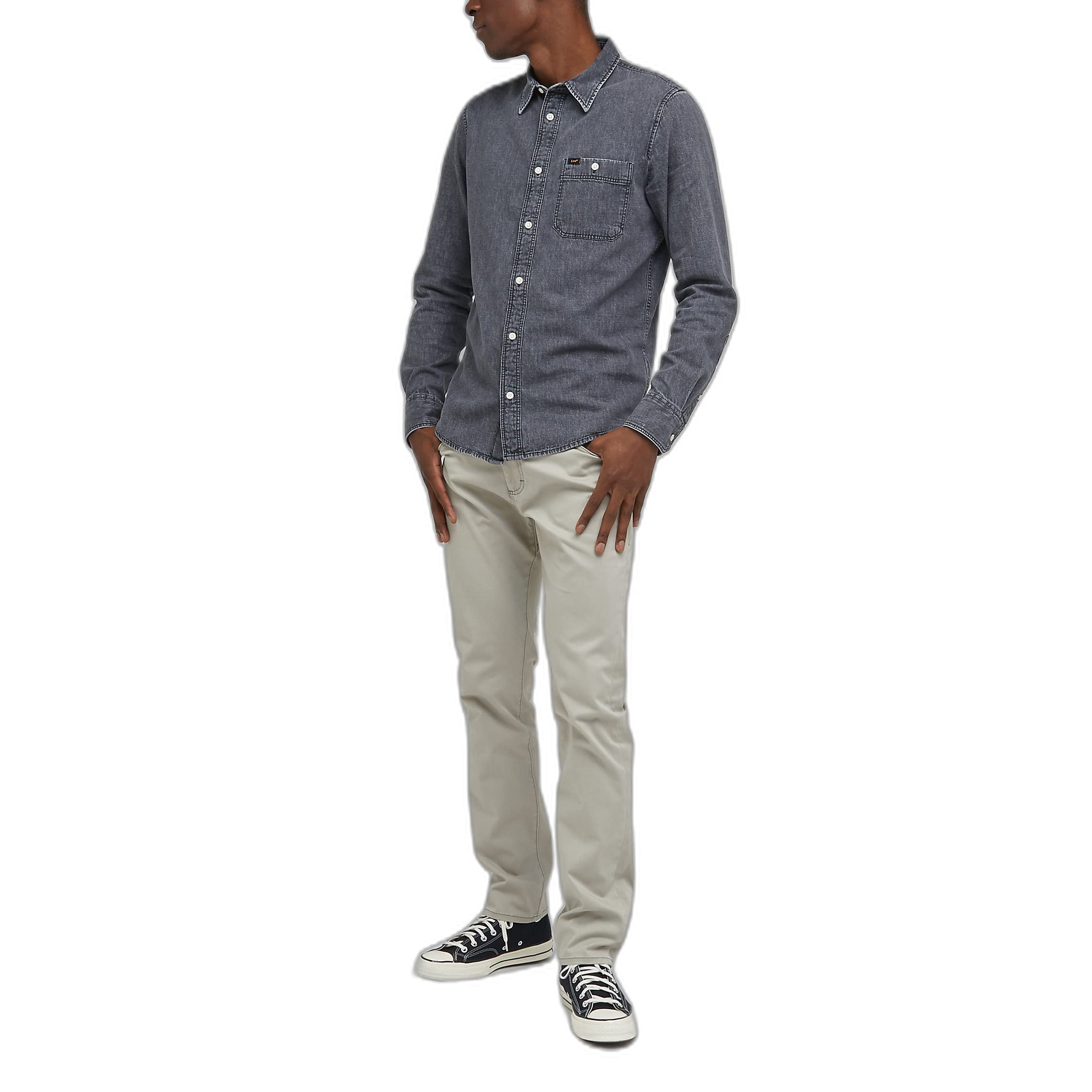 Lee Sure t-shirt homme New Gray manches courtes
