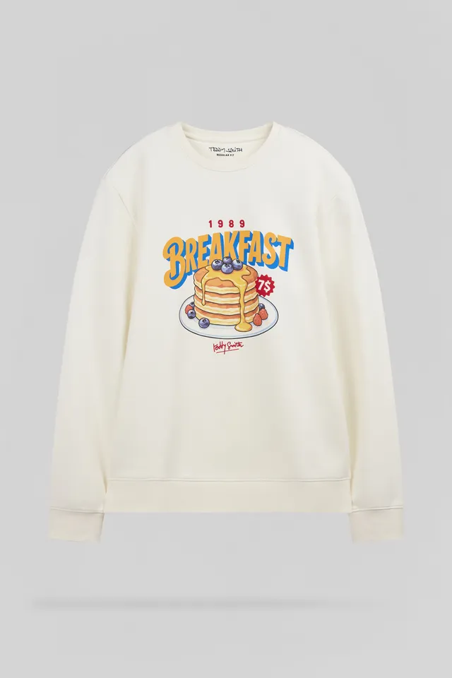 Teddy Smith S-Breakfast RC sweat imprimé Middle White