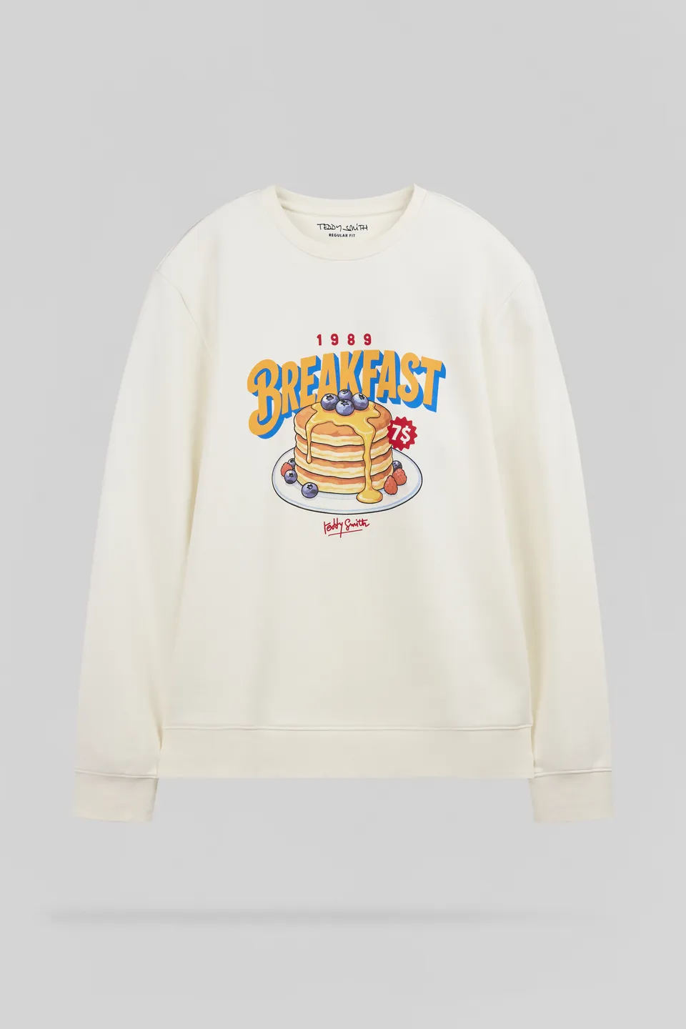 Teddy Smith S-Breakfast RC sweat imprimé Middle White
