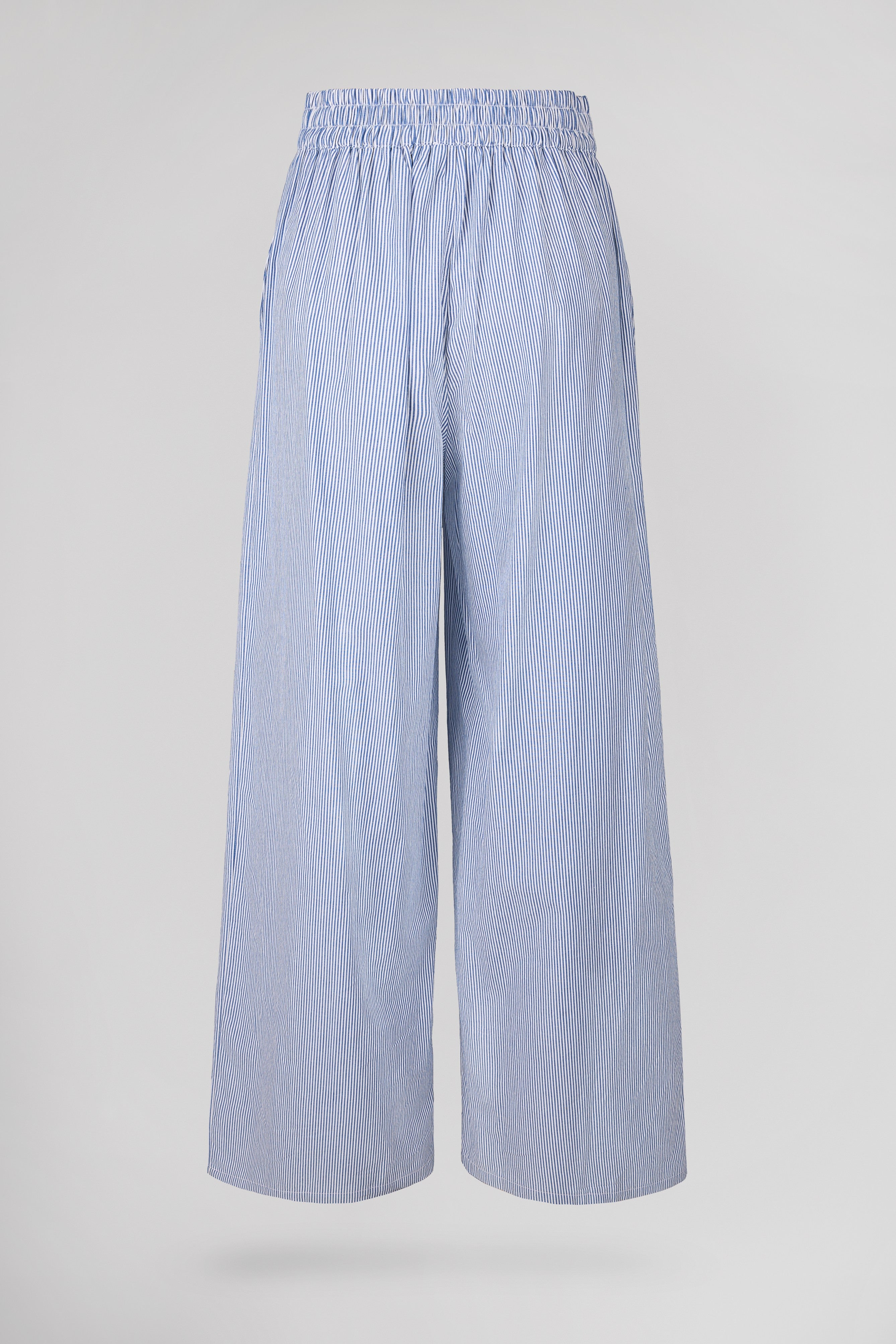 Teddy Smith P-Rebelle pantalon large bleu nuageux rayures coton