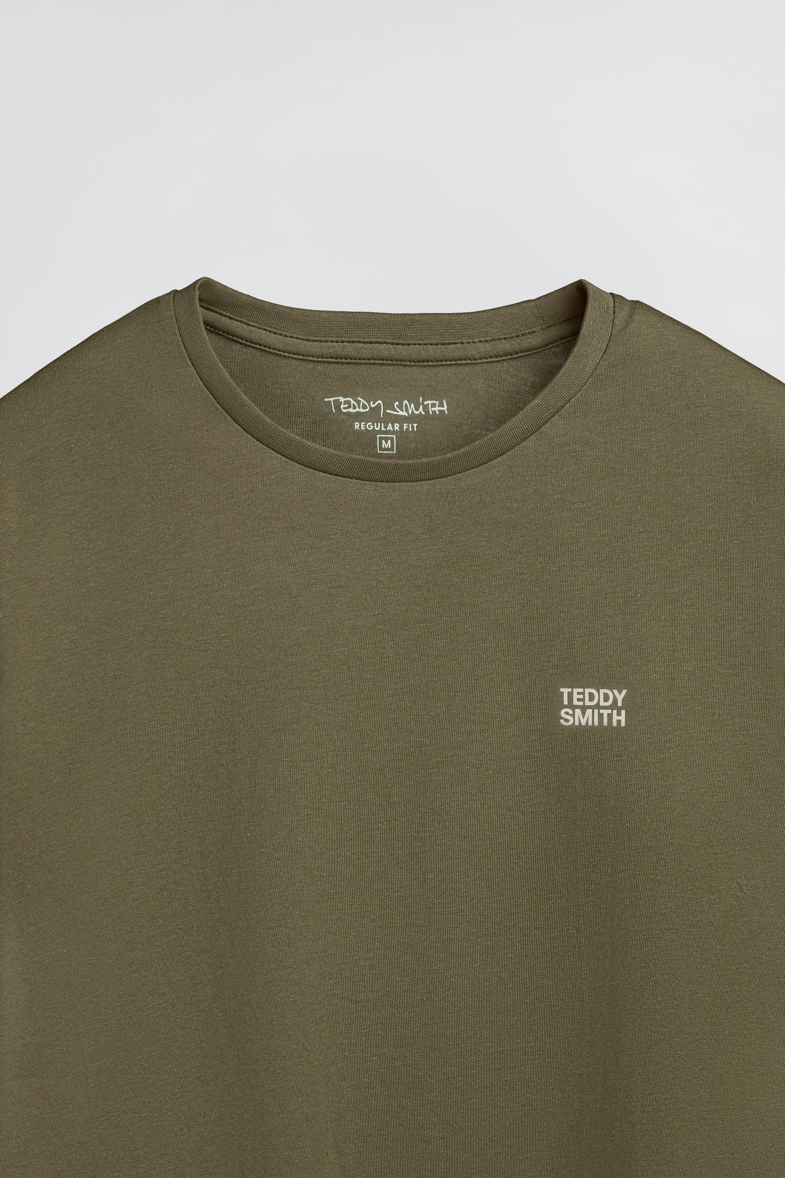 Teddy Smith The Tee 1 MC t-shirt dusty kaki coton