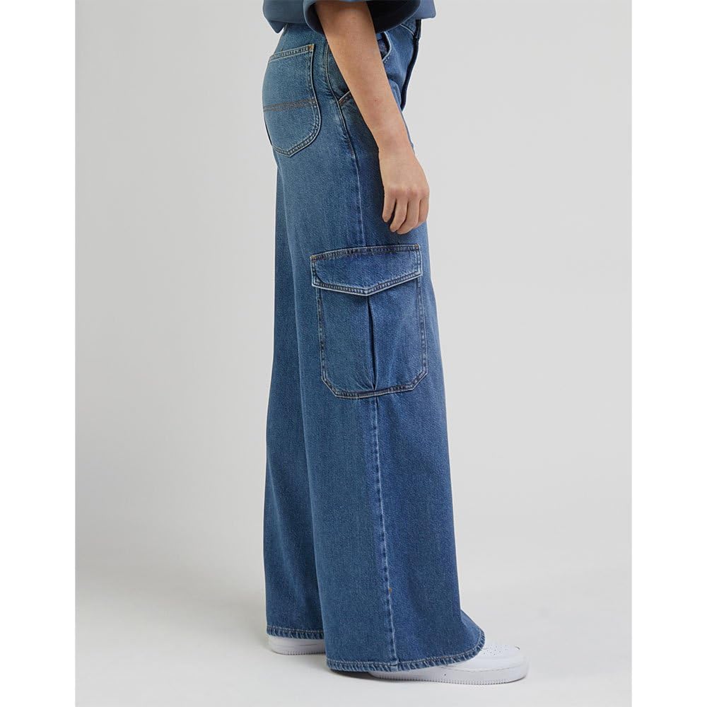 Lee Cargo Slouch jean femme Universal Blue coupe slouch