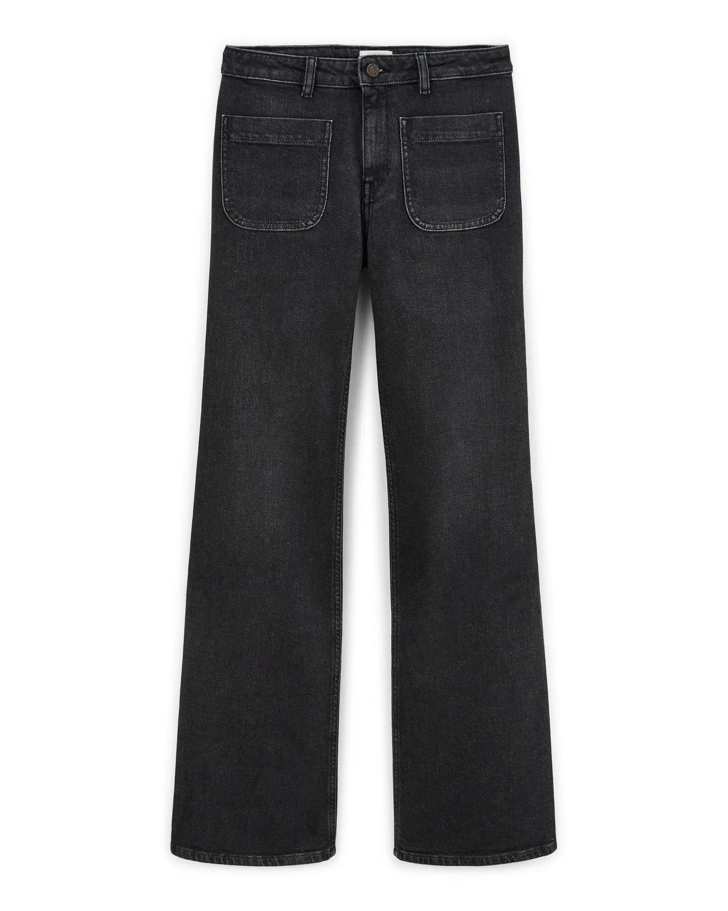 Labdip Nina BL 70 jean flare gris taille haute