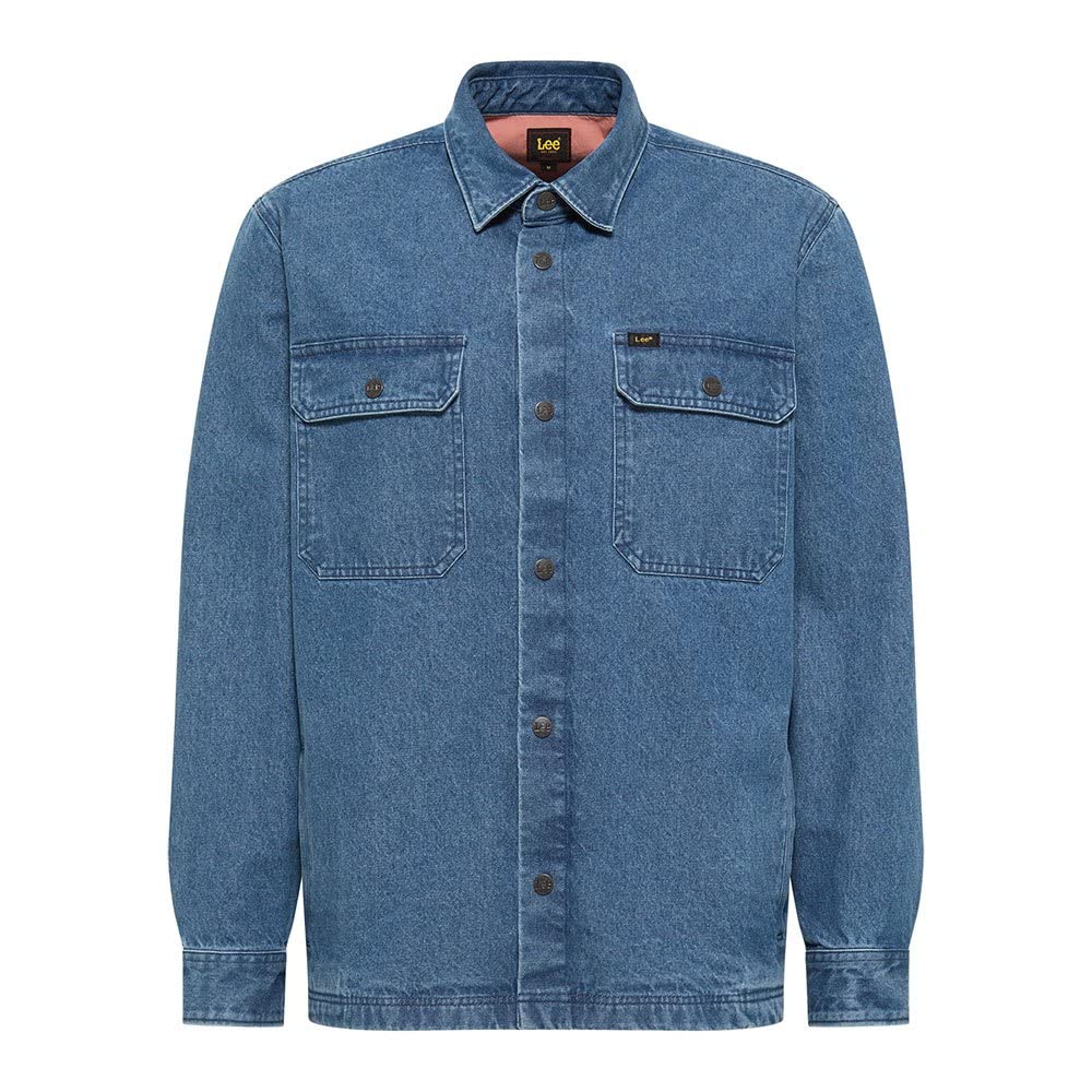 Lee Workwear t-shirt homme marine manches longues