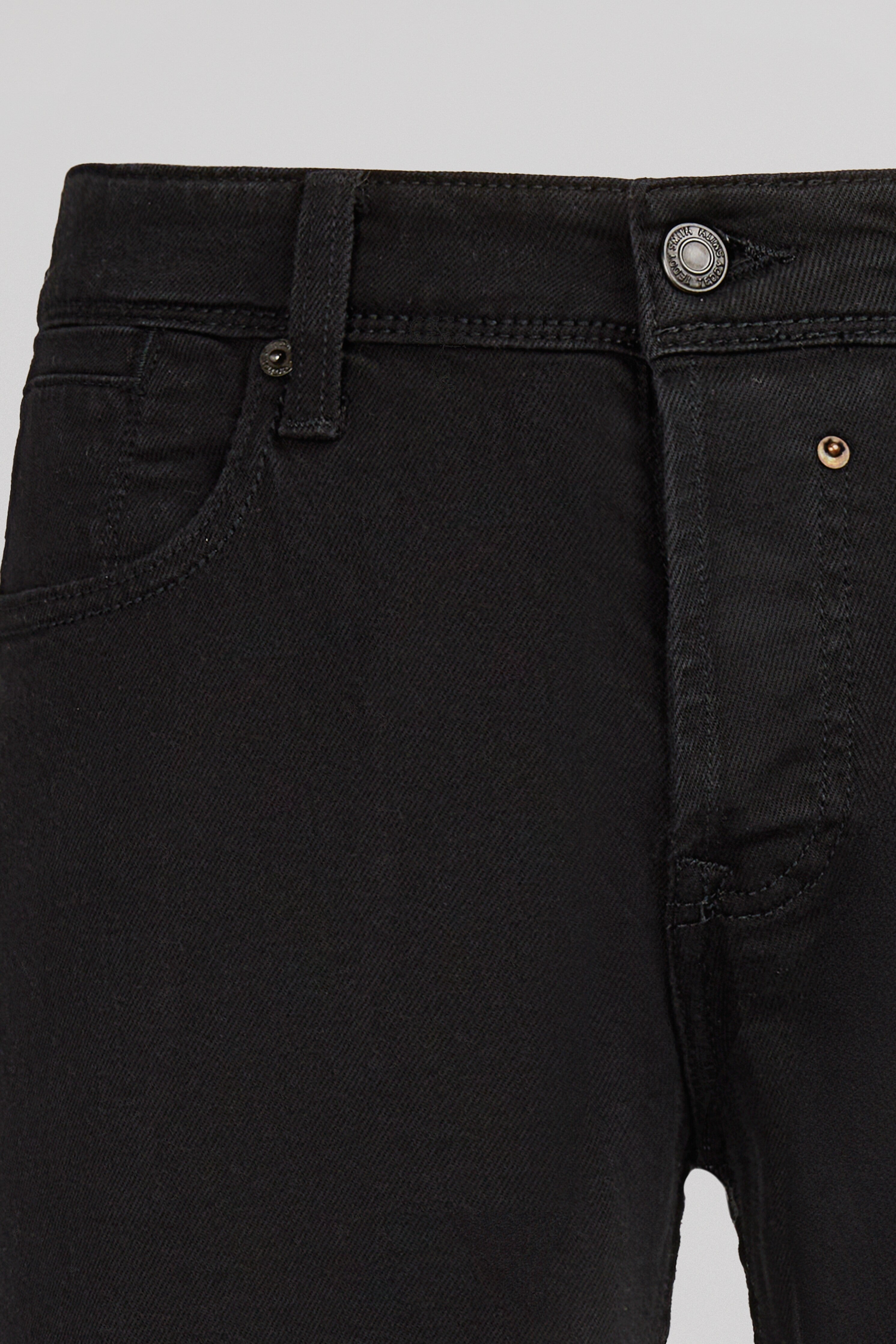 Teddy Smith Reg L32 jean droit noir coton