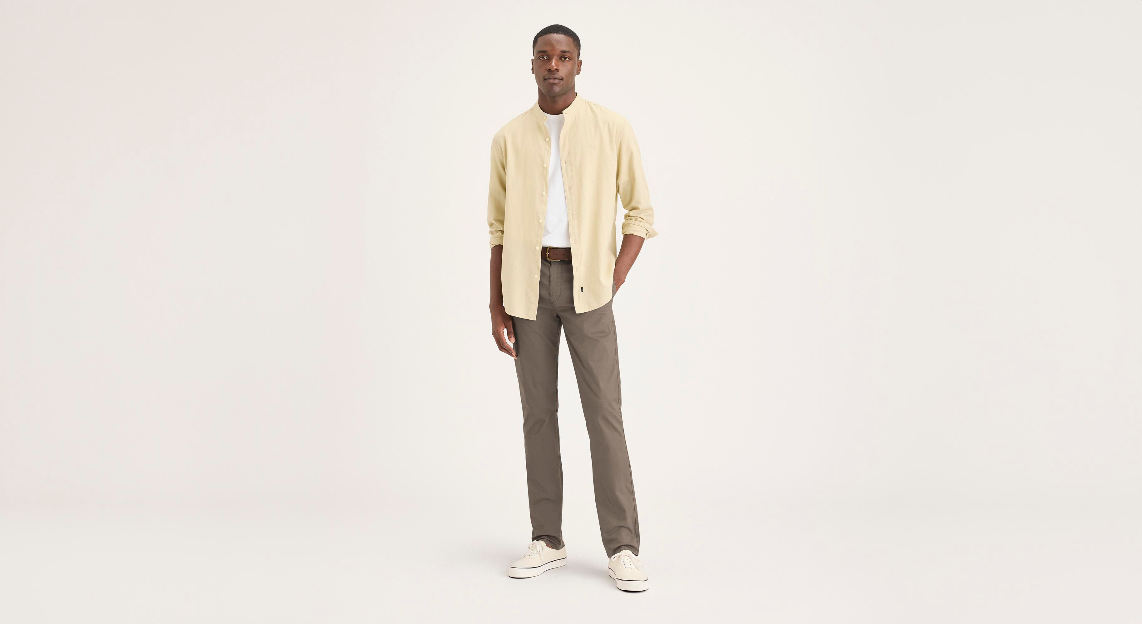 Dockers Original Slim Fit pantalon chino marron coton stretch