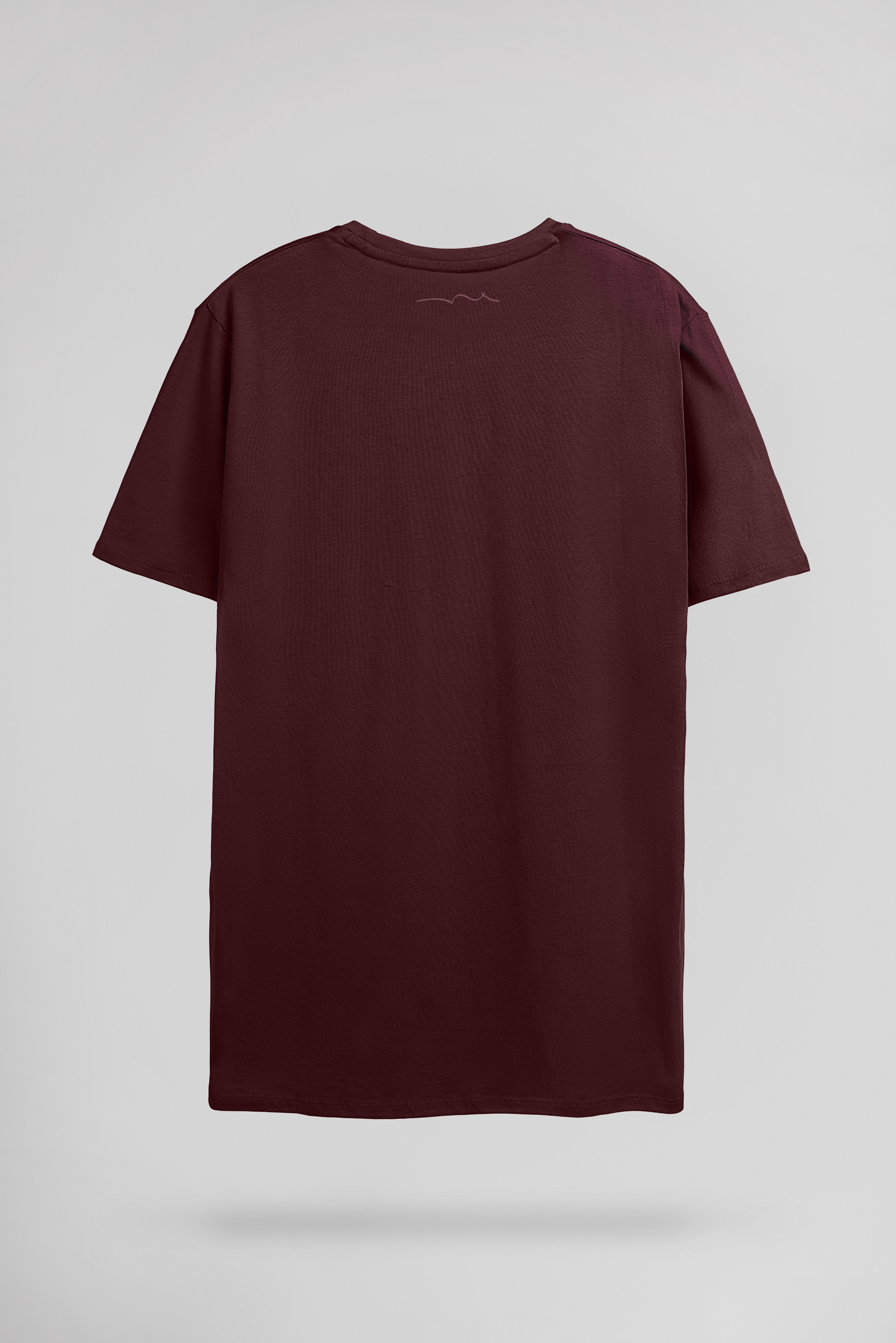 Teddy Smith T-Jim MC t-shirt bordeaux foncé homme