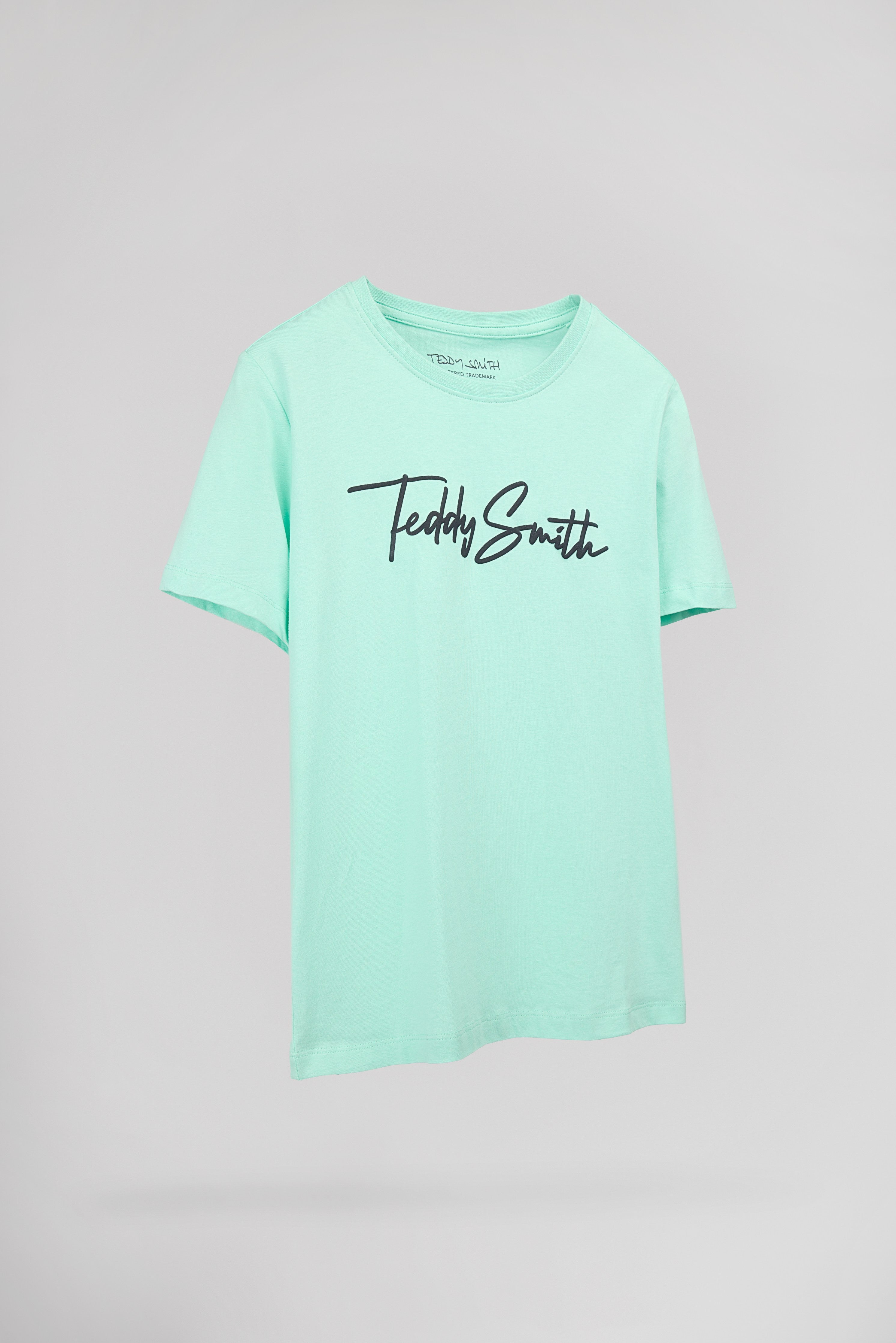 Teddy Smith T-Evan MC Jr t-shirt vert menthe garçon coton