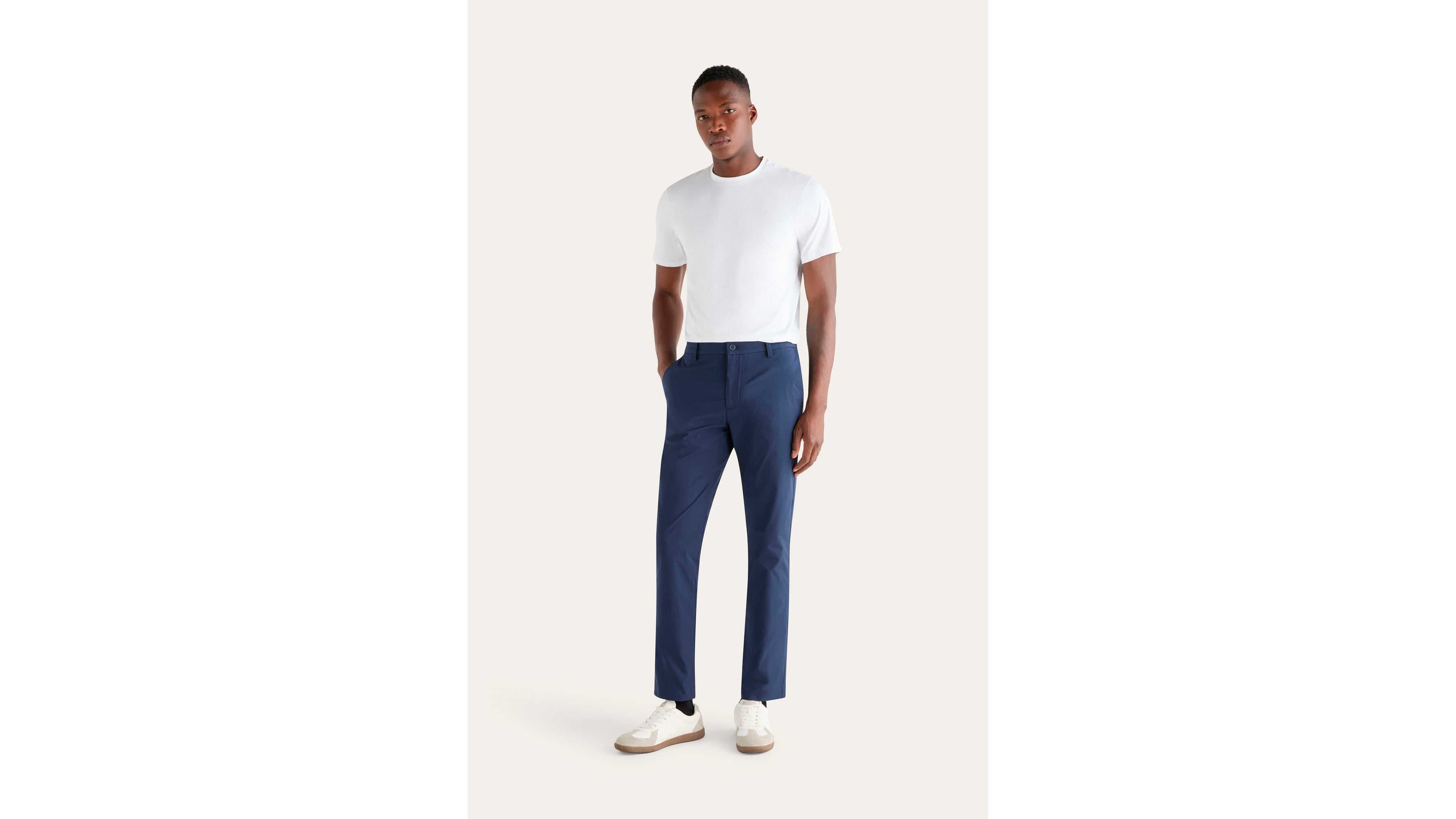 Dockers Go Pro Pant chino slim bleu marine respirant