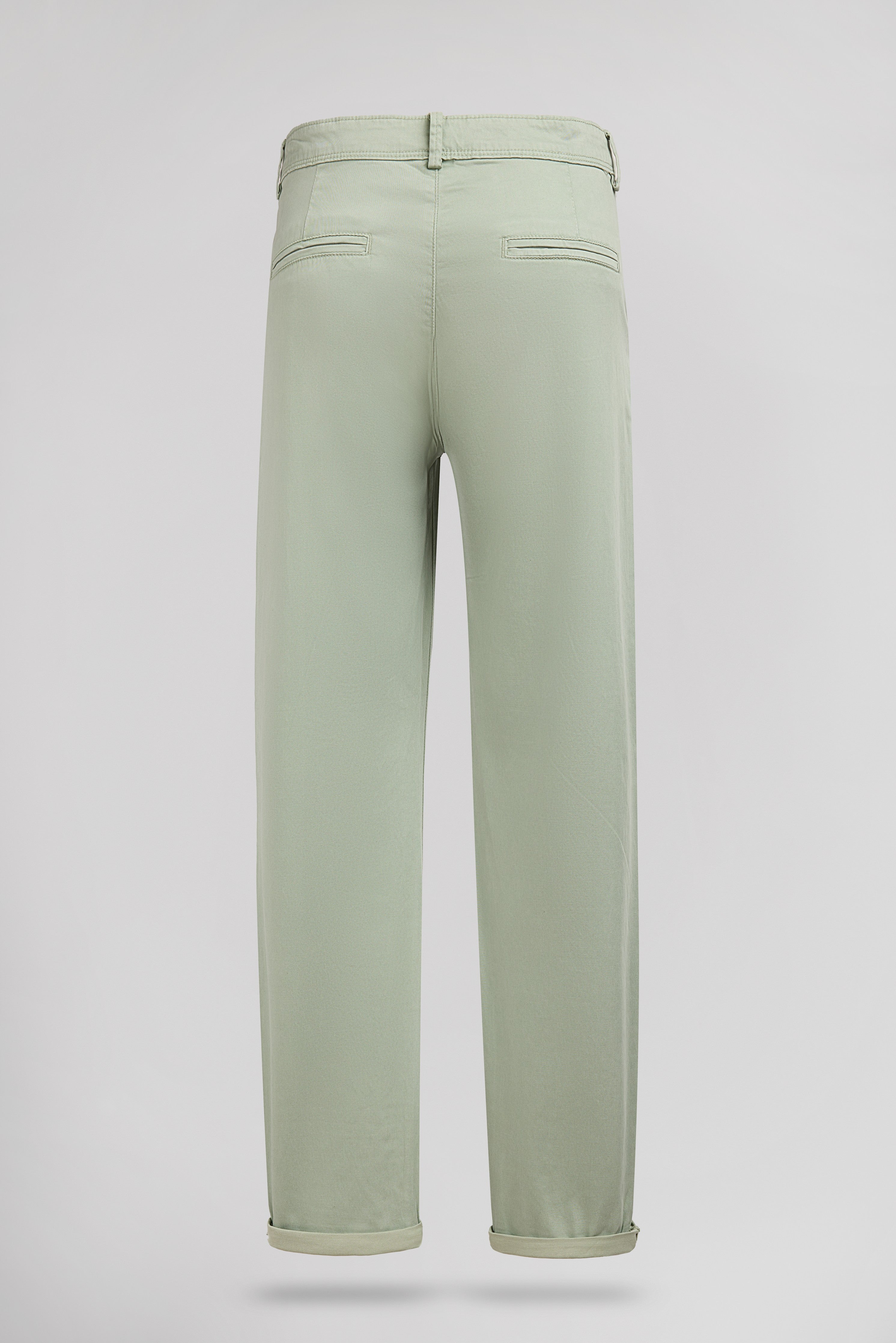 Teddy Smith P-Nina Chino pantalon slim iceberg green lyocell