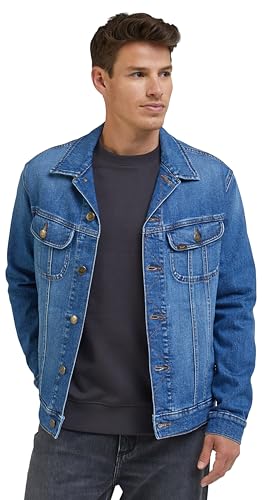 Lee Rider veste en jean homme S bleue denim