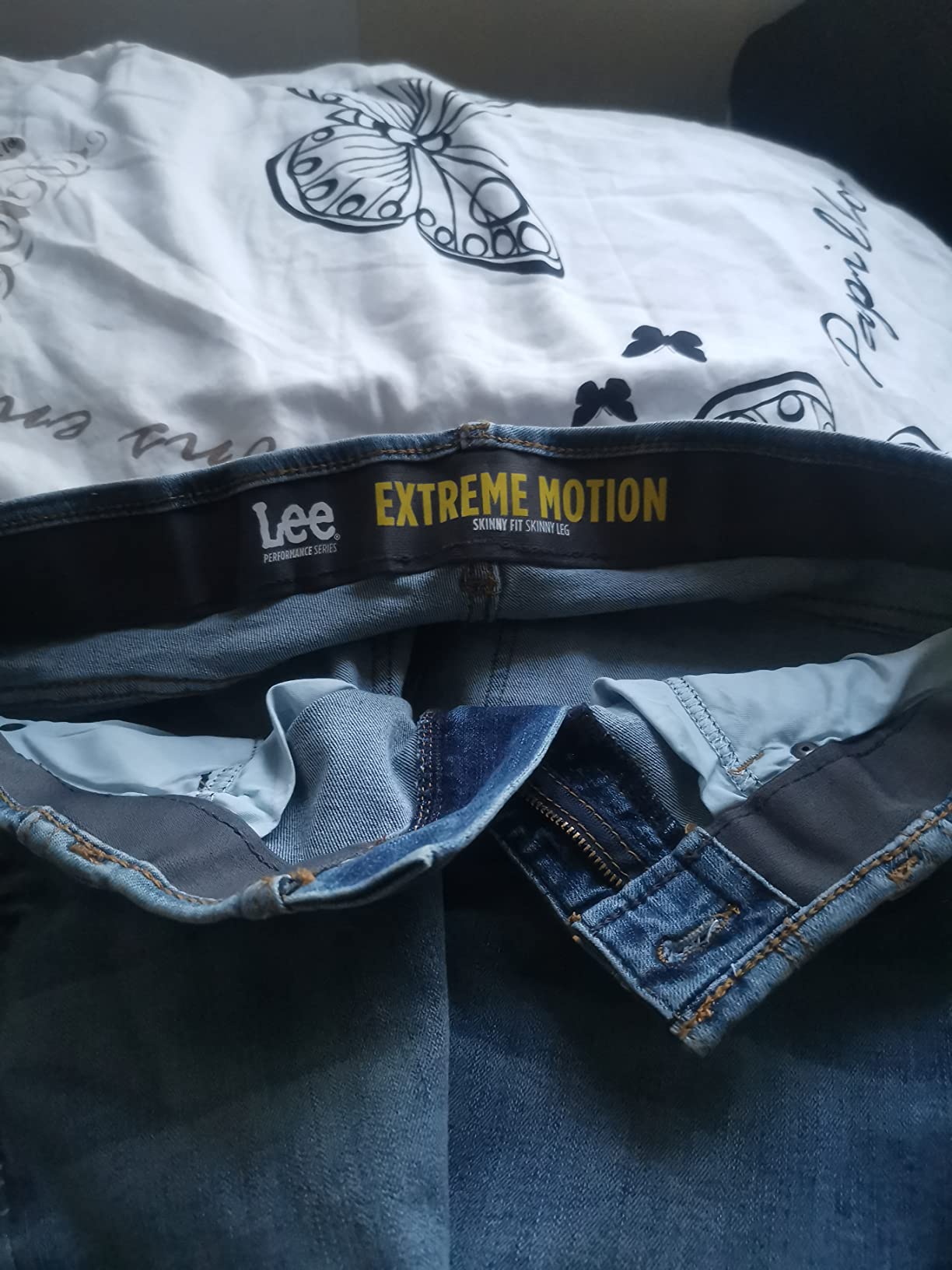 Lee Extreme Motion jean skinny homme stretch coton