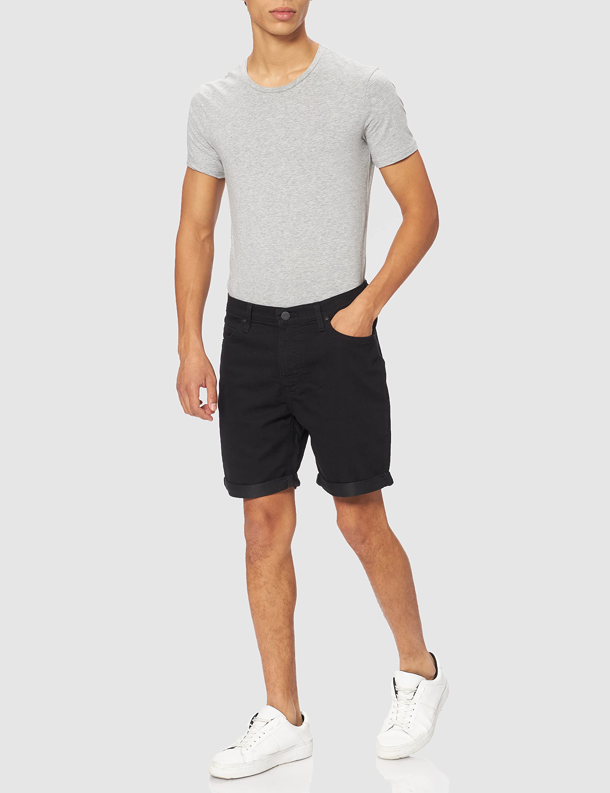 Lee L73 short homme noir S en denim