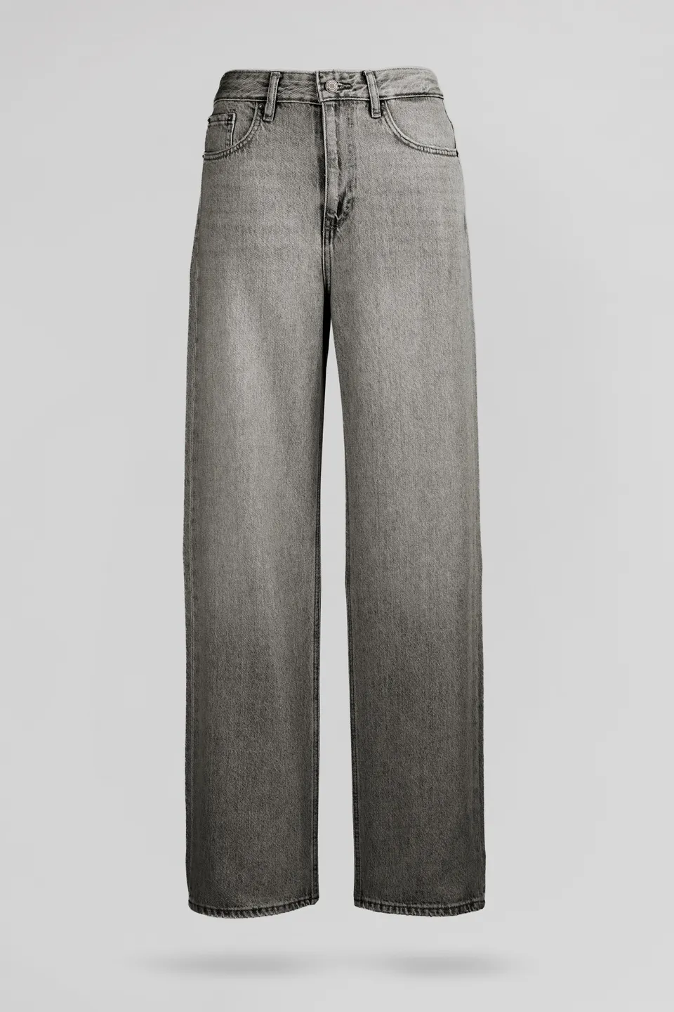 Teddy Smith P-Electra Grey jean droit gris taille haute