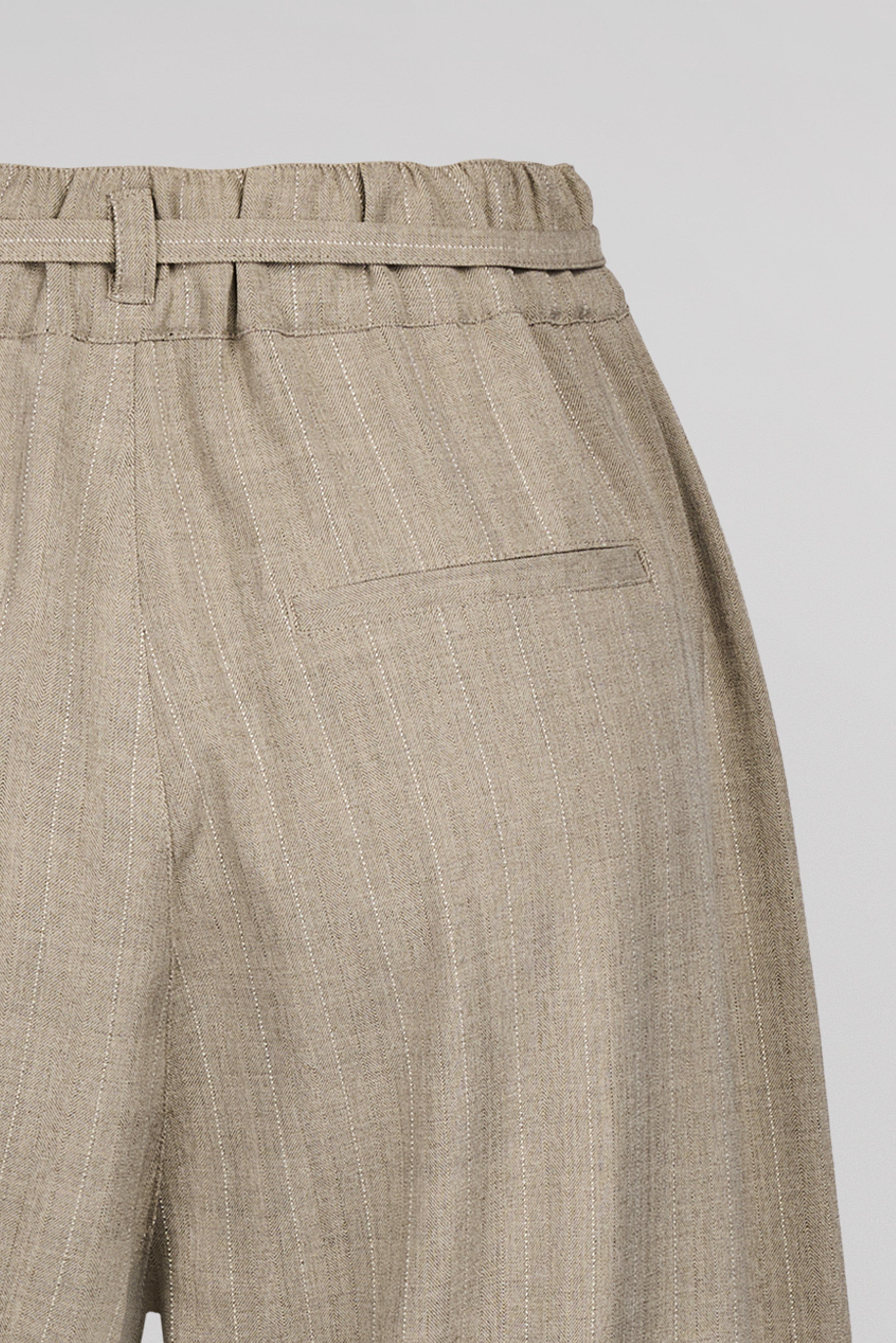 Teddy Smith P-Taylor pantalon Wolf Beige rayures