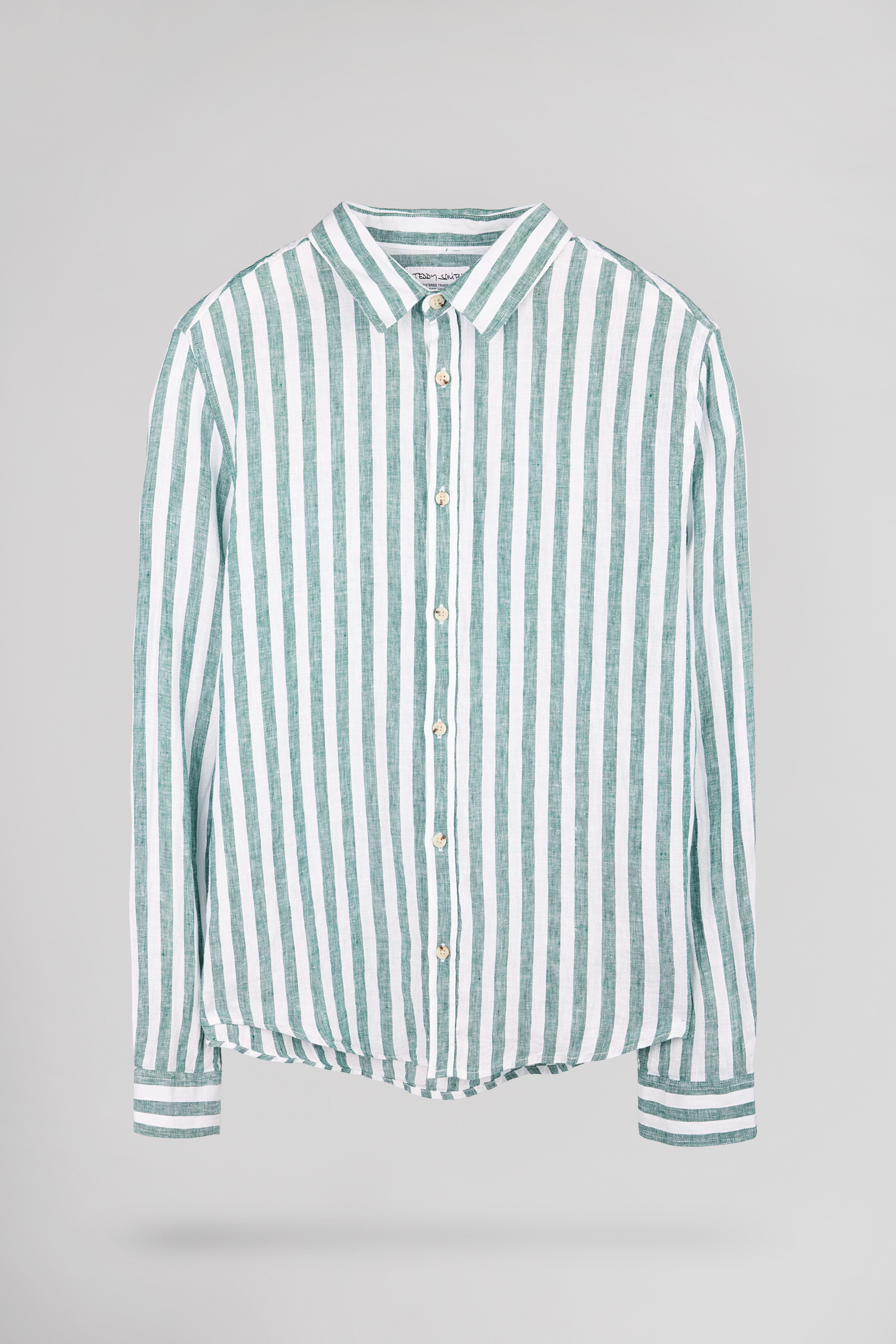 Teddy Smith C-Linen chemise lin Forest Green taille S