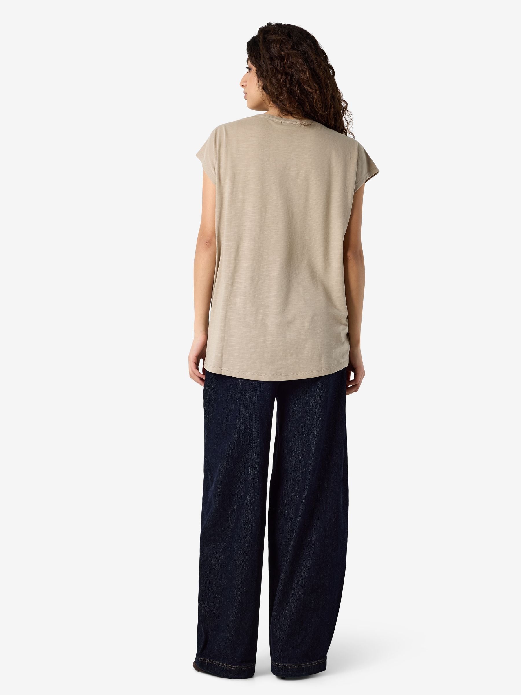 Noisy May Mathilde t-shirt oversize longline coton bio