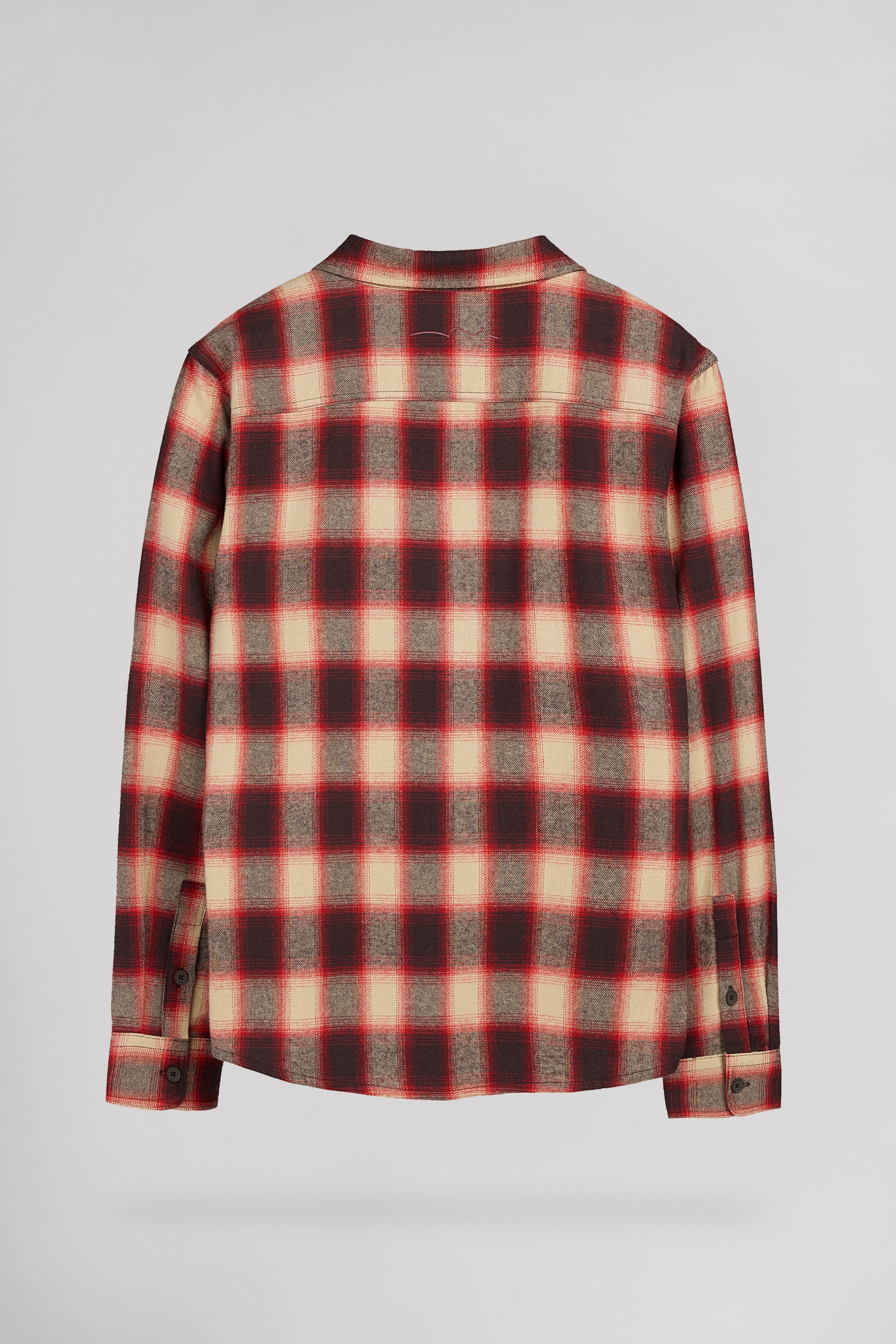 Teddy Smith C-Antho ML JR chemise garçon rouge flanelle