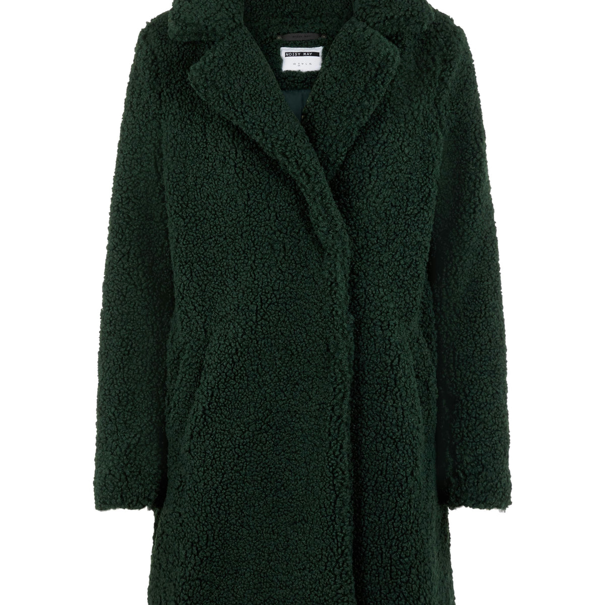 Noisy May manteau teddy fausse fourrure coupe loose