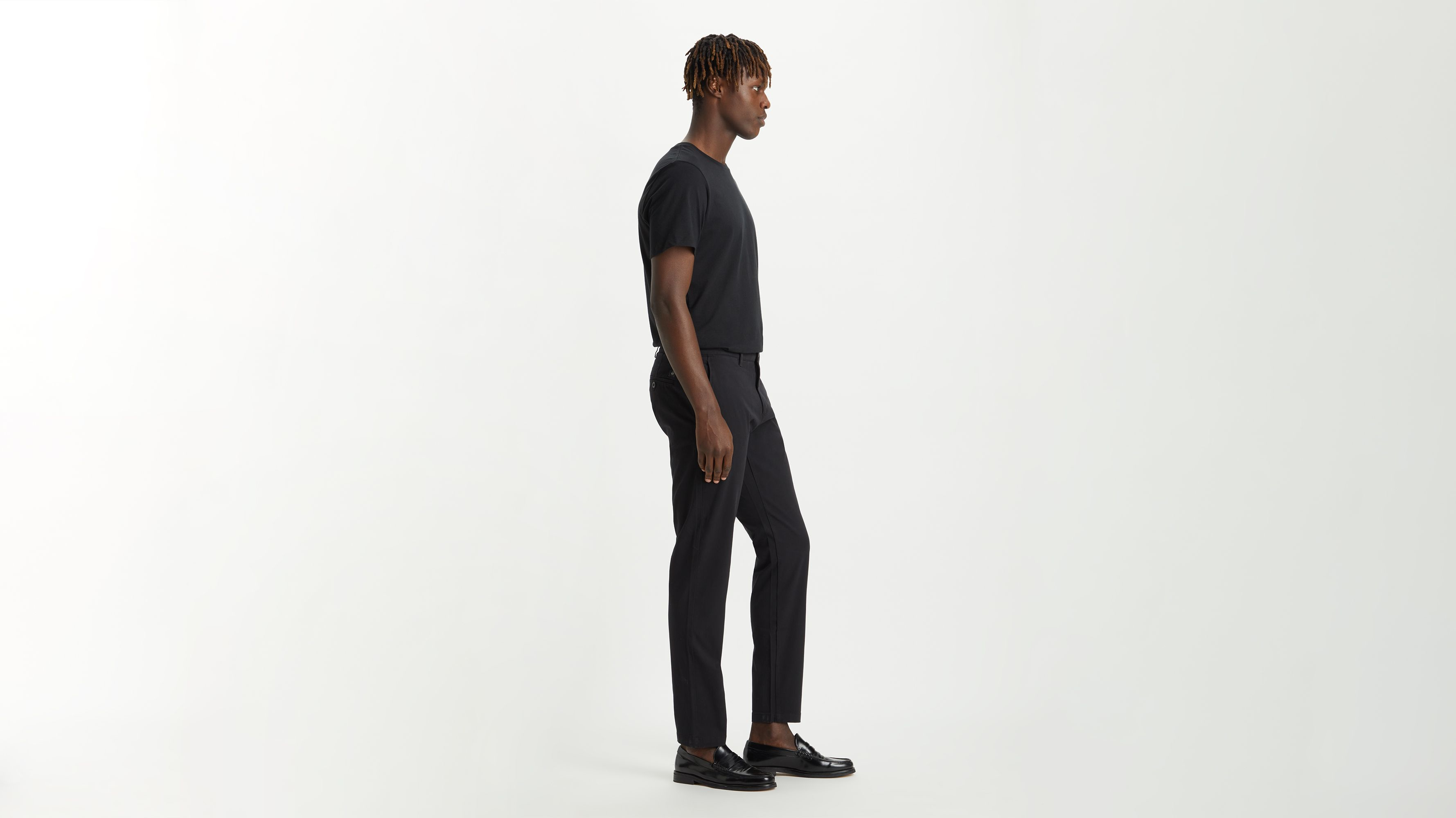 Dockers Crafted Khaki Slim Tapered chino noir stretch
