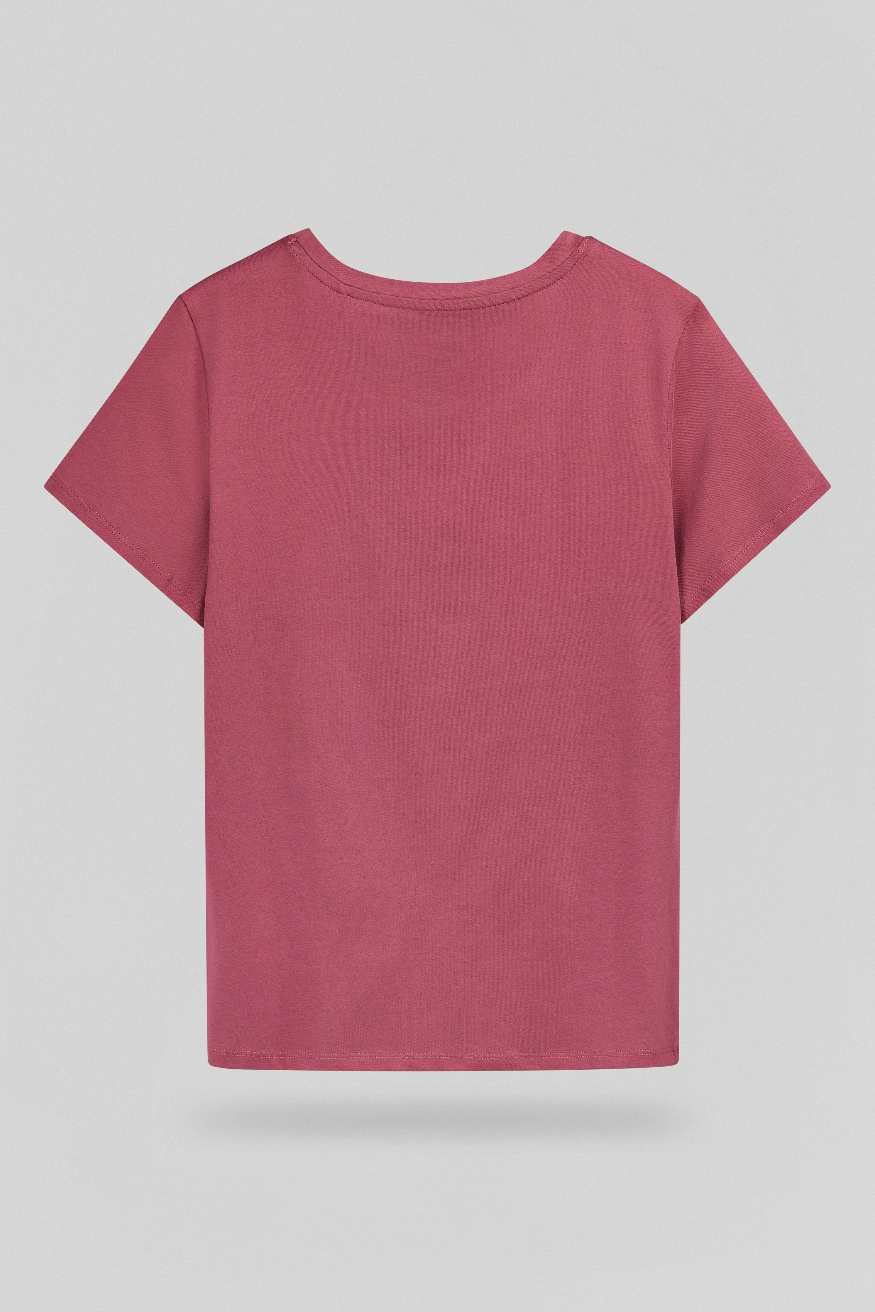 Teddy Smith T-Ribelle MC t-shirt femme framboise foncé