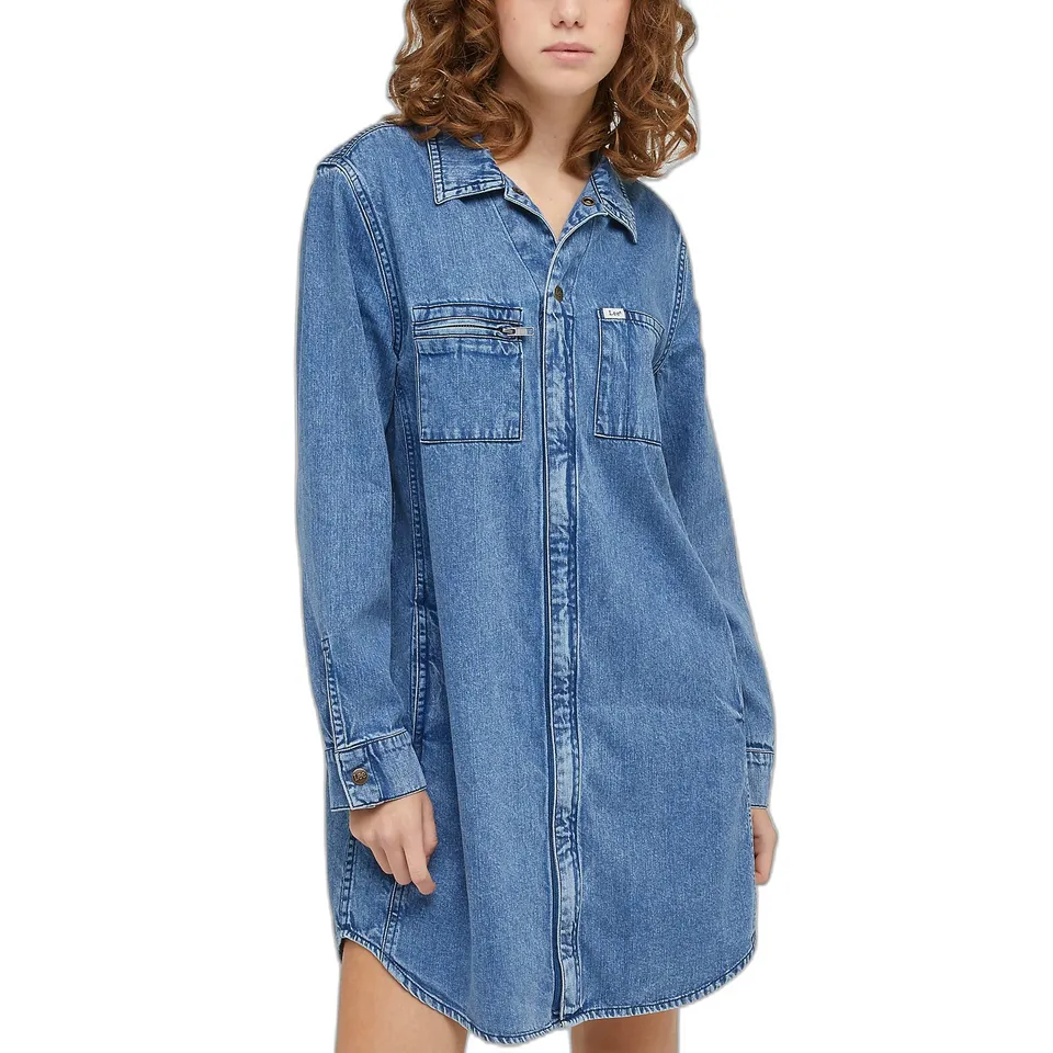 Lee Unionall Dress robe denim Multicolore coupe classique