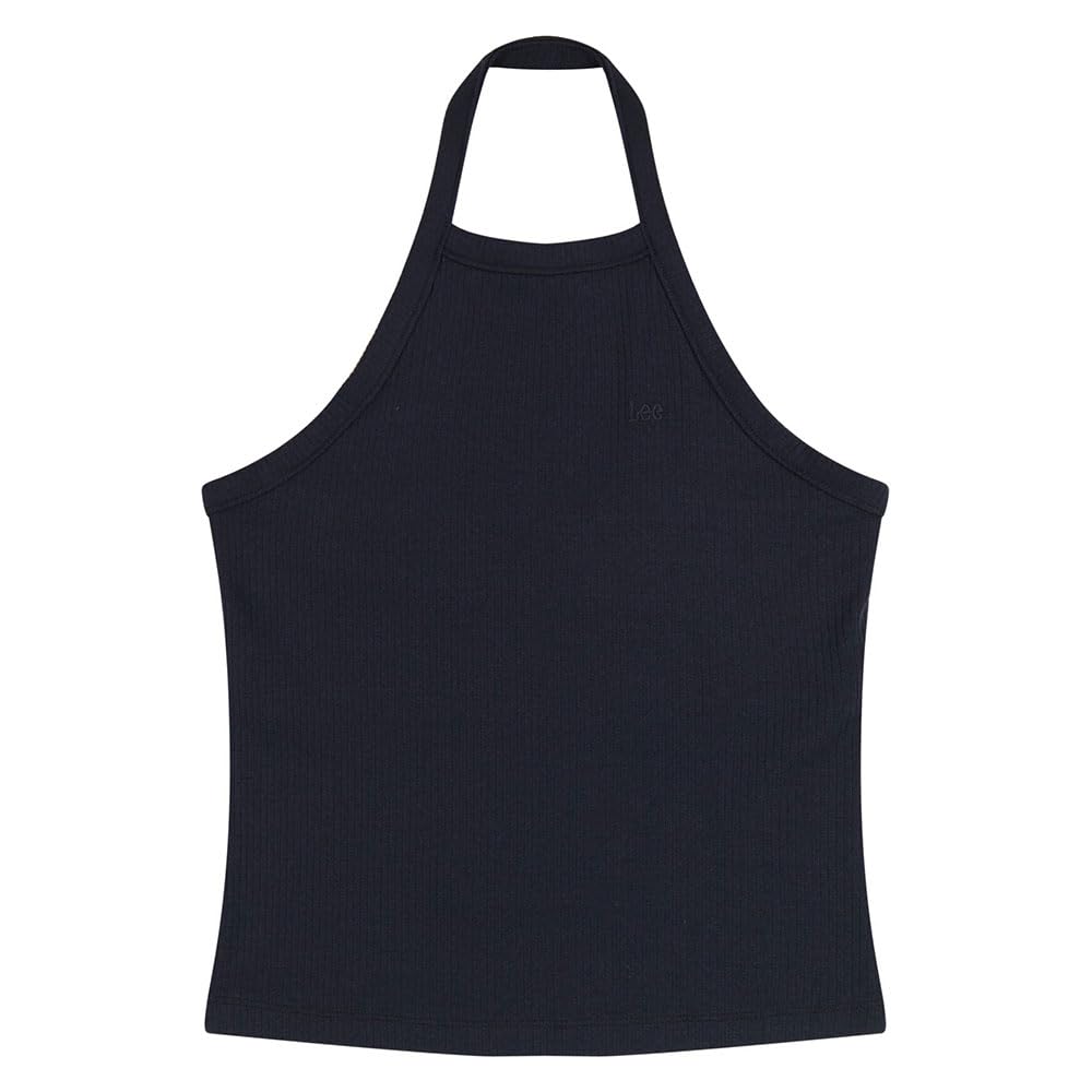 Lee Open Back Halter Top débardeur femme écru dos-nu