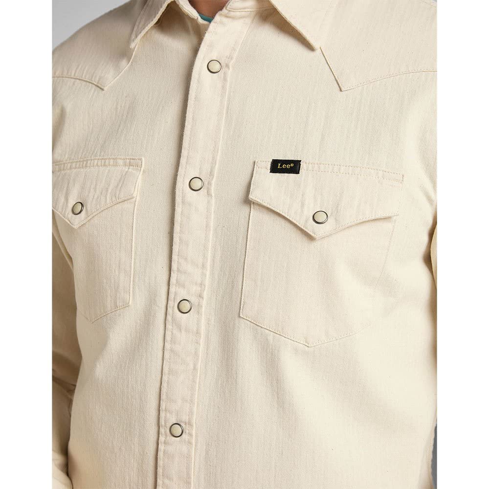 Lee Regular Western t-shirt homme écru coton