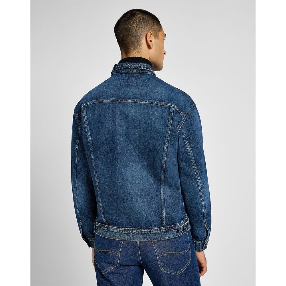 Lee Relaxed Rider veste en jean homme bleu orchidée