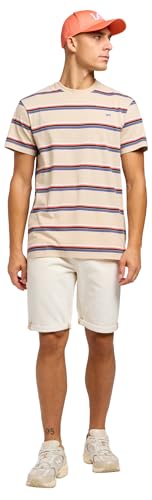 Lee 5 Pocket Short short homme Clean White denim coton