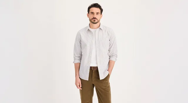Dockers Ultimate chemise slim vert erwin casual