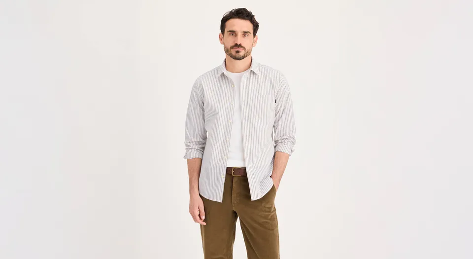 Dockers Ultimate chemise slim vert erwin casual