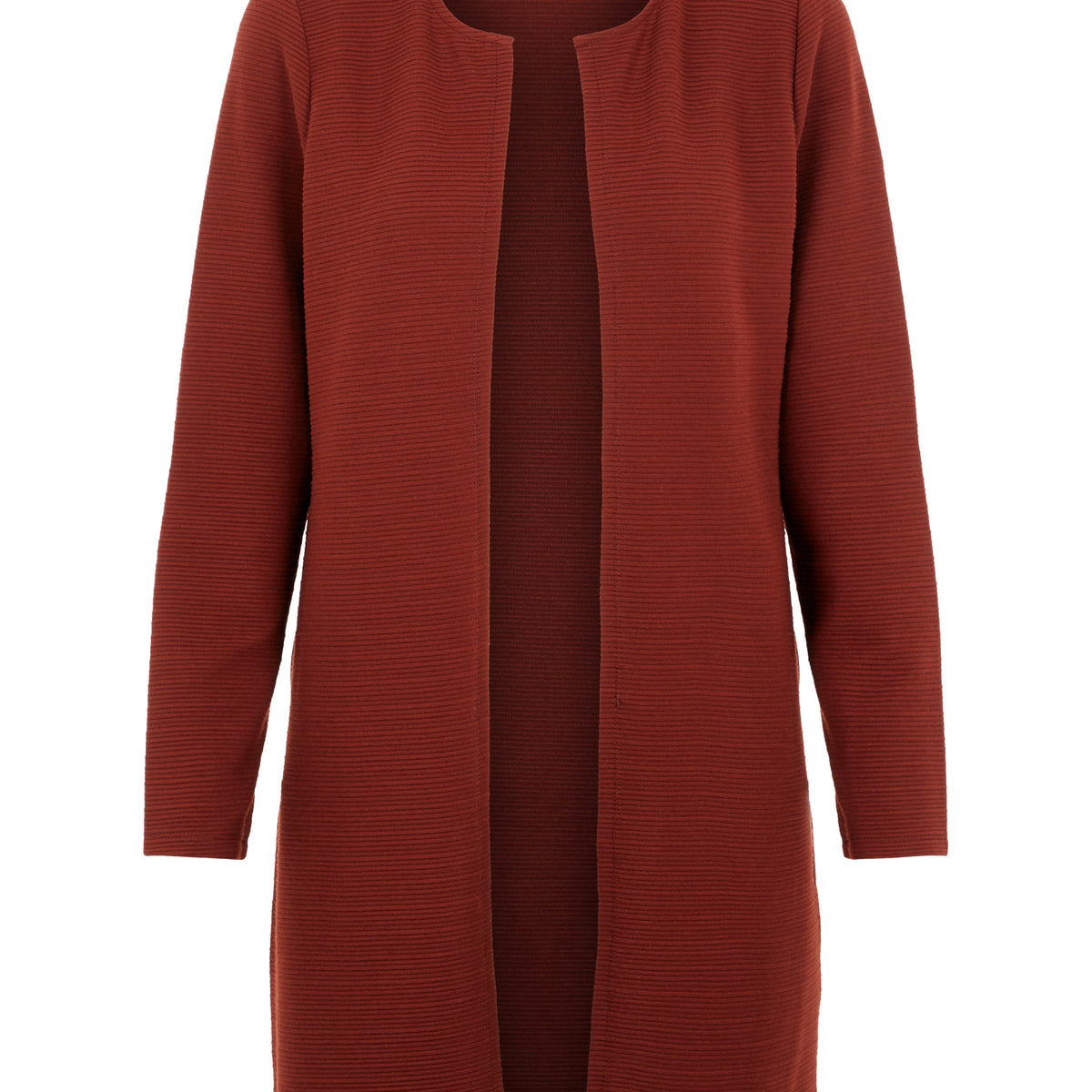 Noisy May gilet long col rond doux stretch
