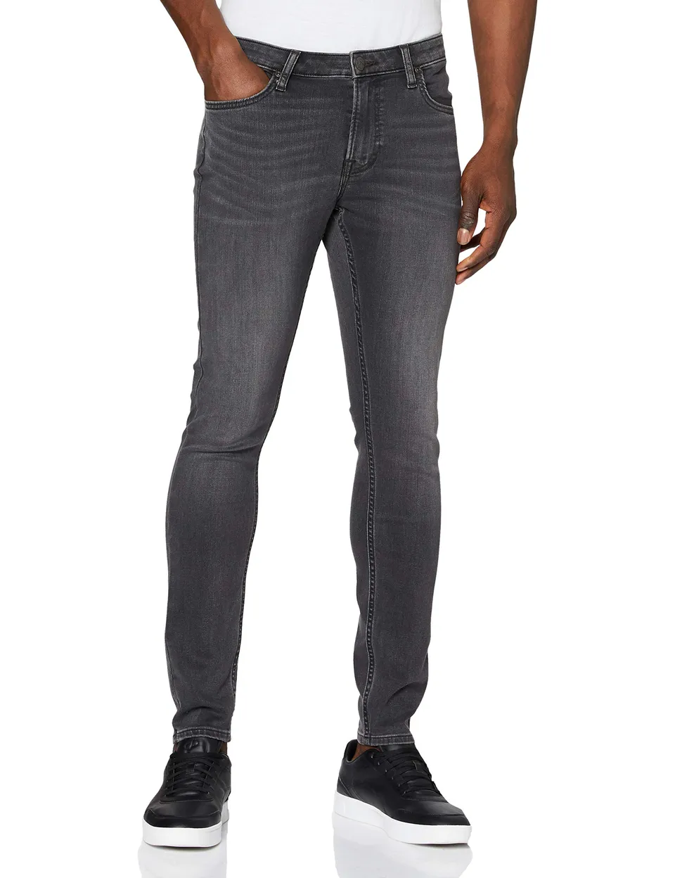 Lee Malone jean homme Black Marfa 26W/32L droit
