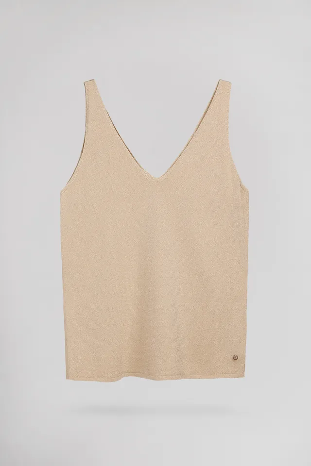 Teddy Smith D-Liza Grain de Sable debardeur femme lurex