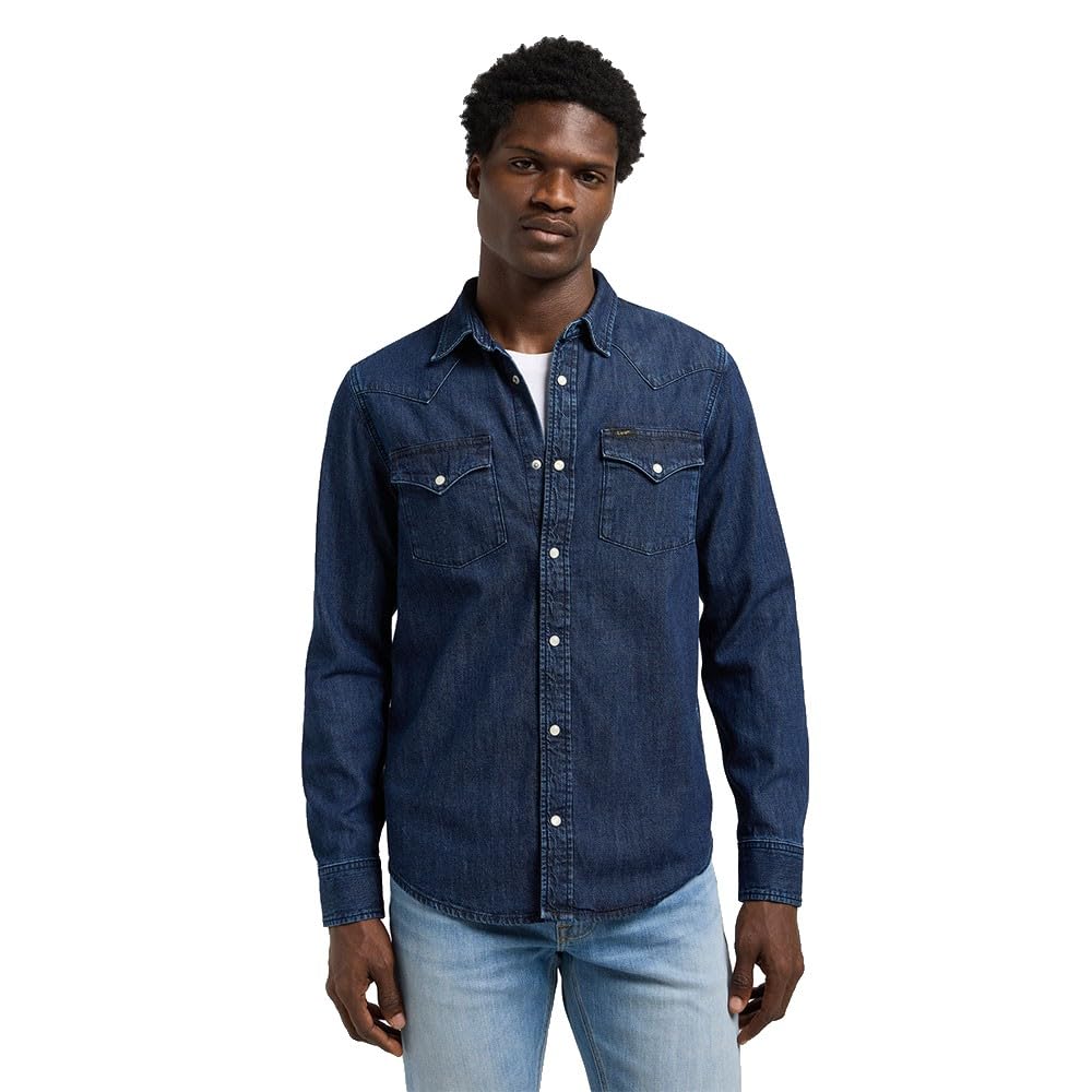 Lee Regular Western chemise homme noire coupe regular coton