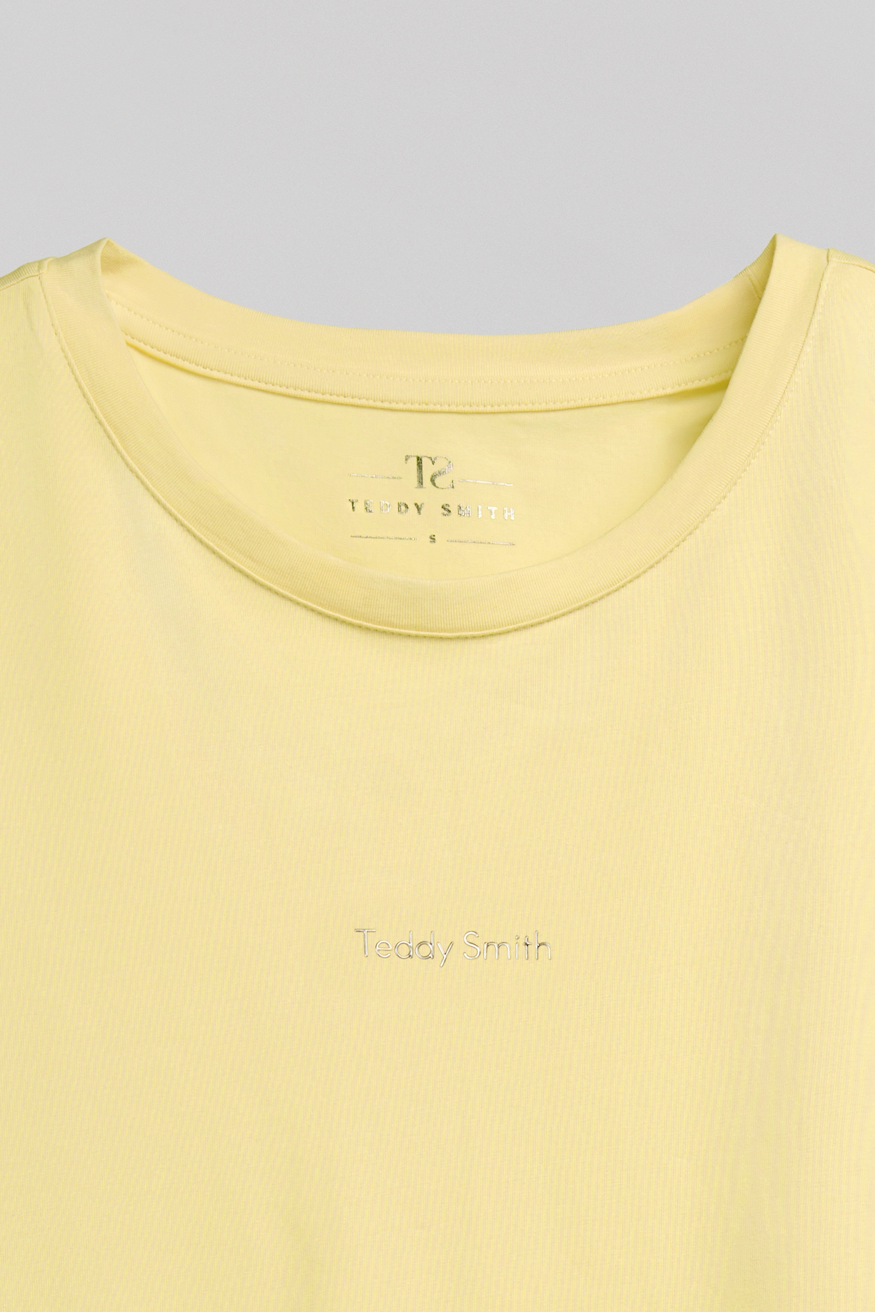 Teddy Smith T-Ribelle MC t-shirt jaune citron femme