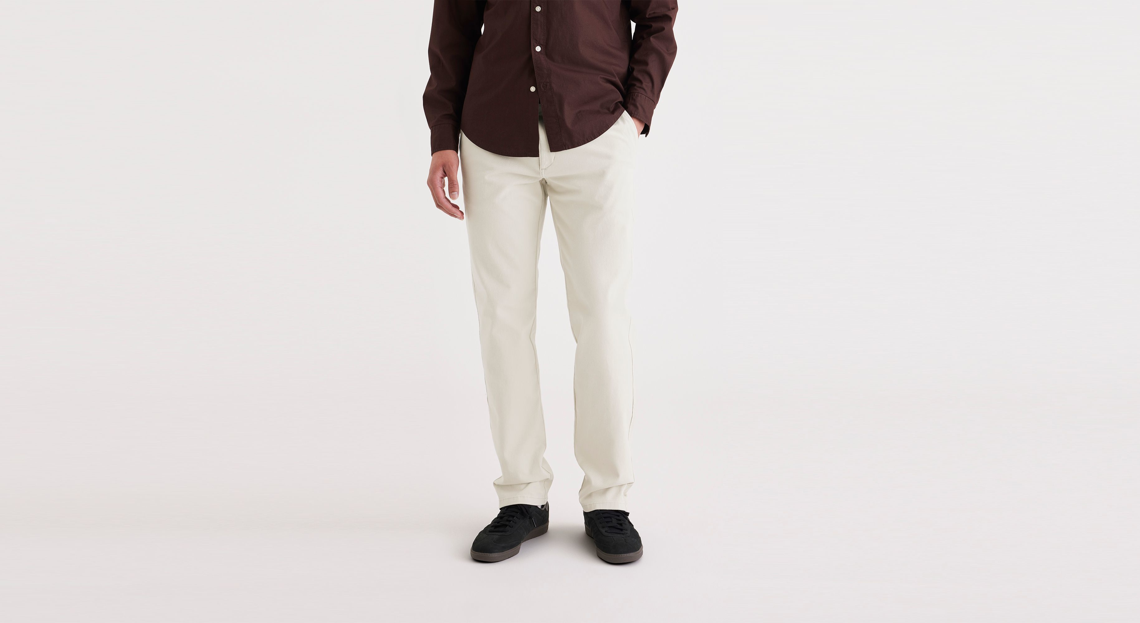 Dockers Ultimate Slim Fit chino kaki Sahara stretch