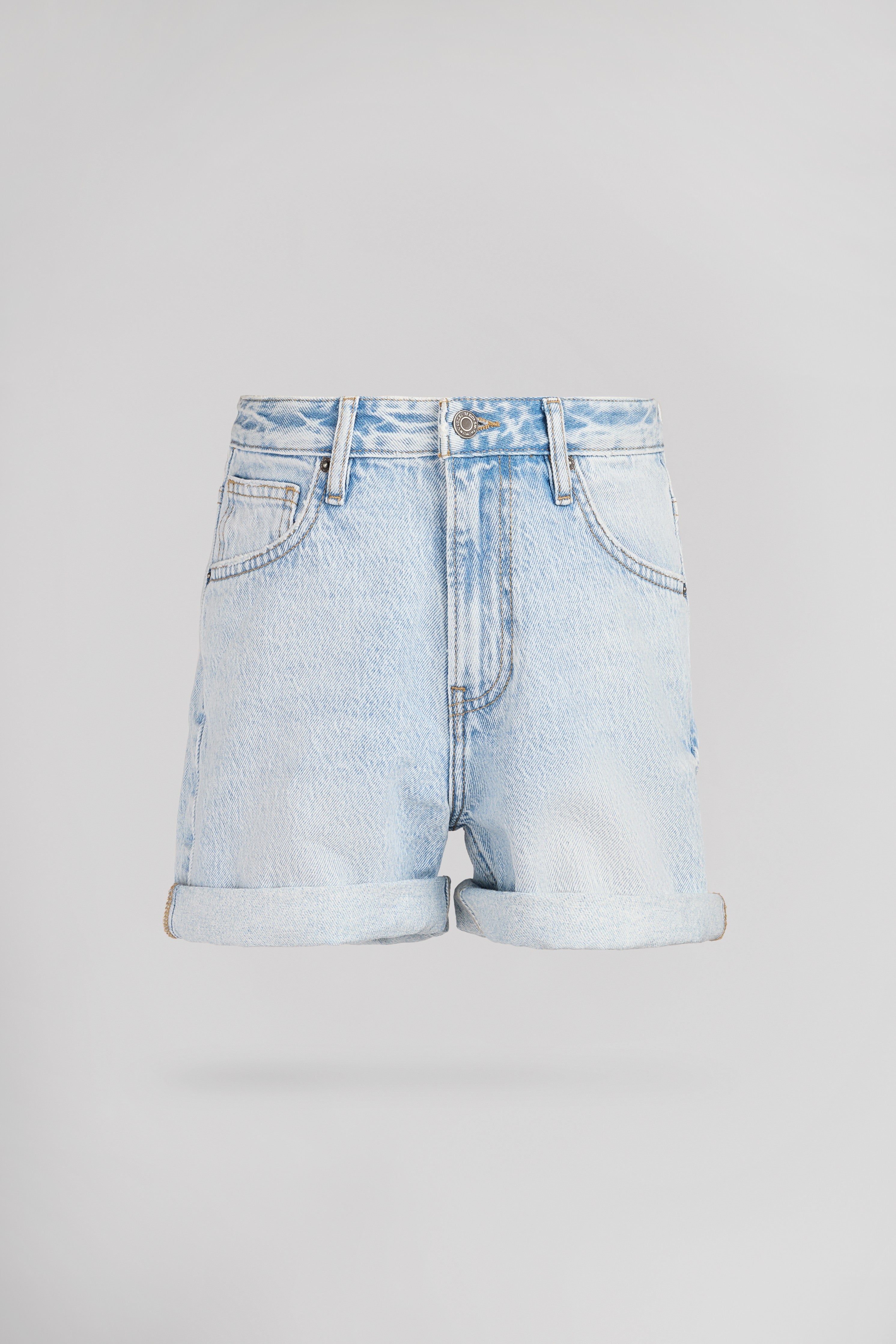 Teddy Smith S-Lucy SH JR short jean fille indigo clair coton