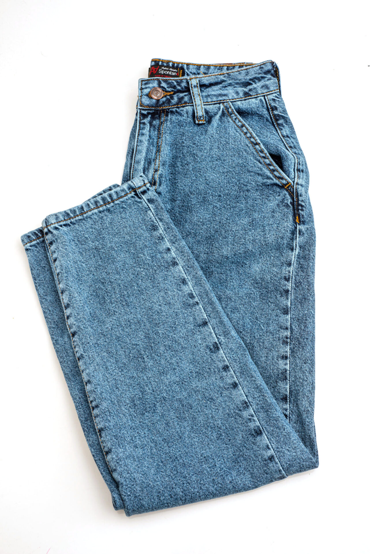 AA Spontané Modern Mom jean bleu marine taille haute