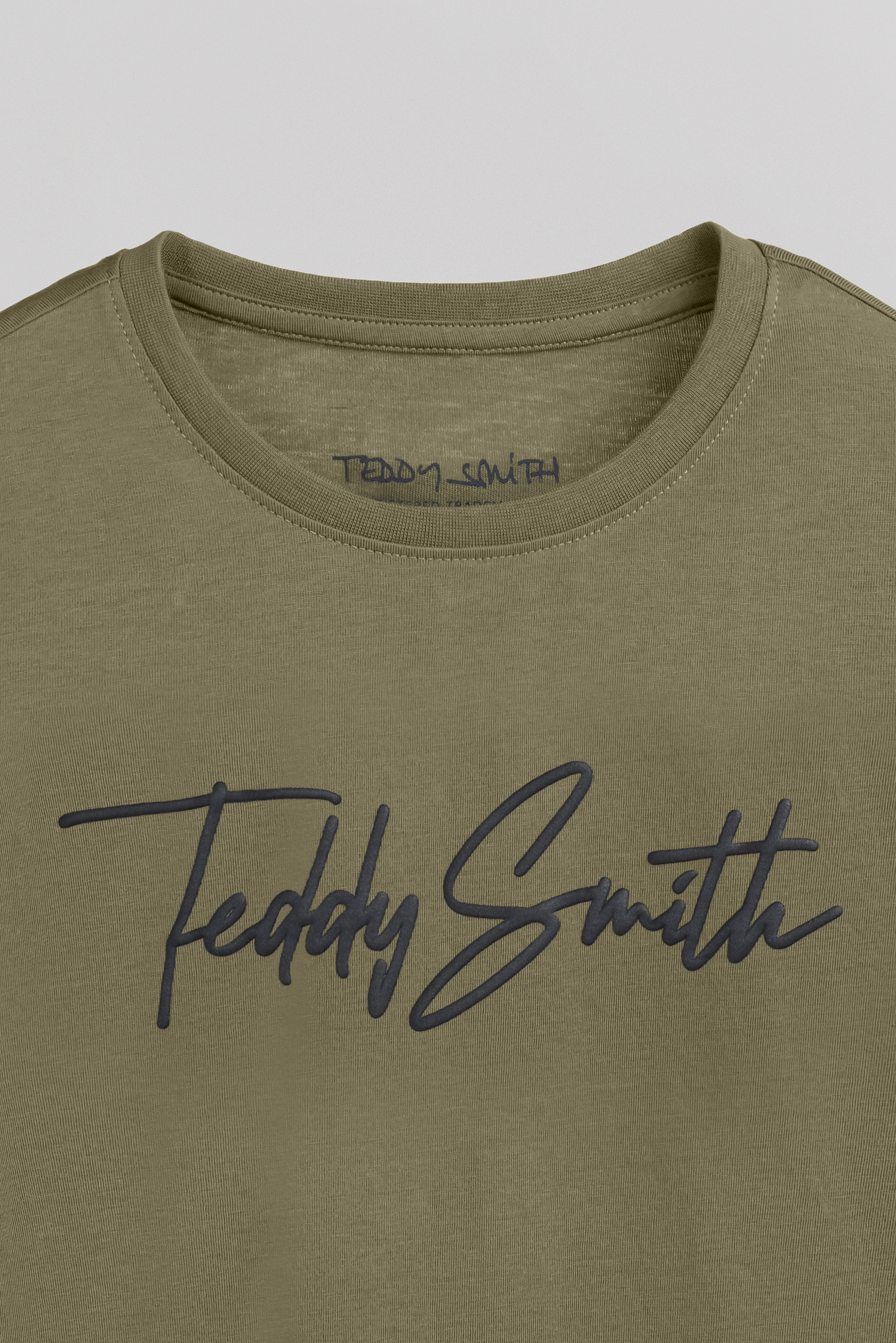 Teddy Smith T-Evan MC JR t-shirt kaki garçon