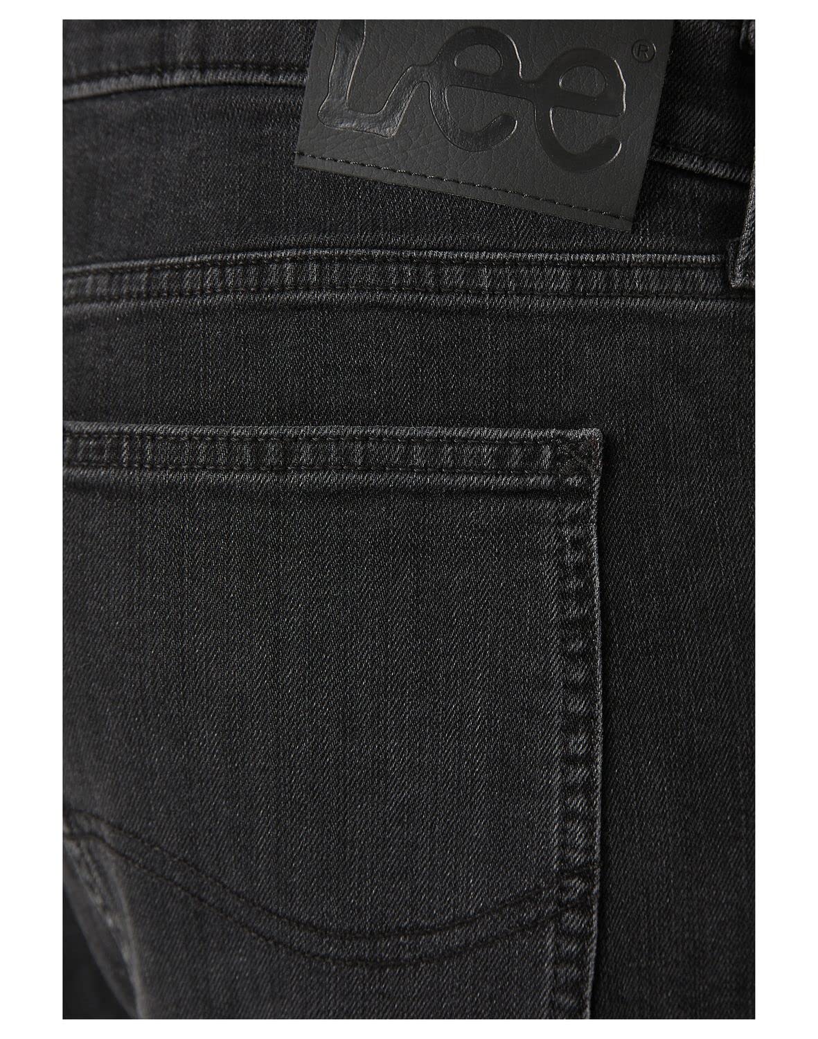Lee Luke jean slim homme noir tapered coton
